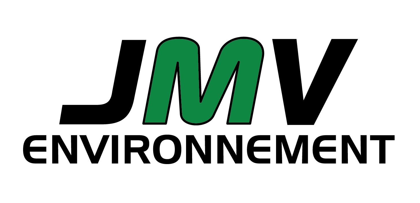 JMV logo with green letter M and black text ENVIRONNEMENT below.