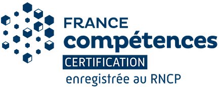 France compétences, certification enregistrée au RNCP logo