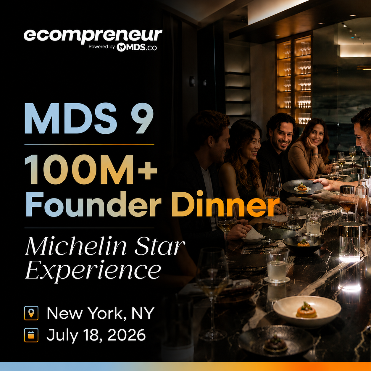 MDS 9 Michelin Dinner July 2026