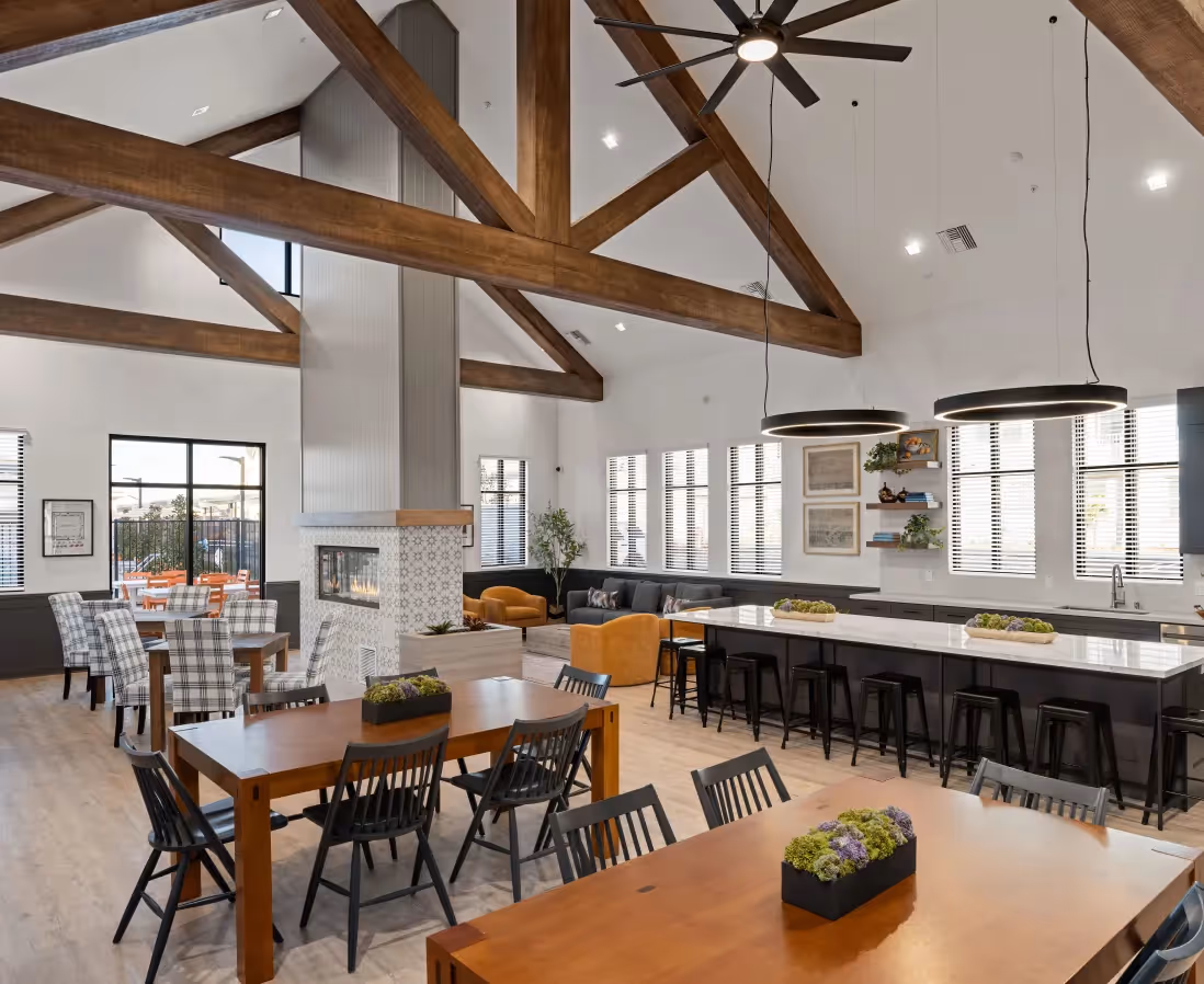 Clubhouse lounge