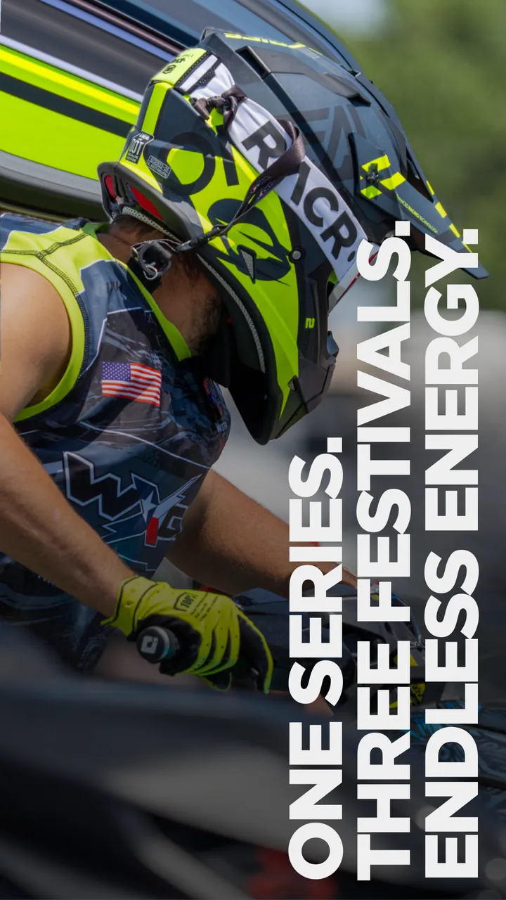 WXGP story: side profile of a rider in a yellow helmet