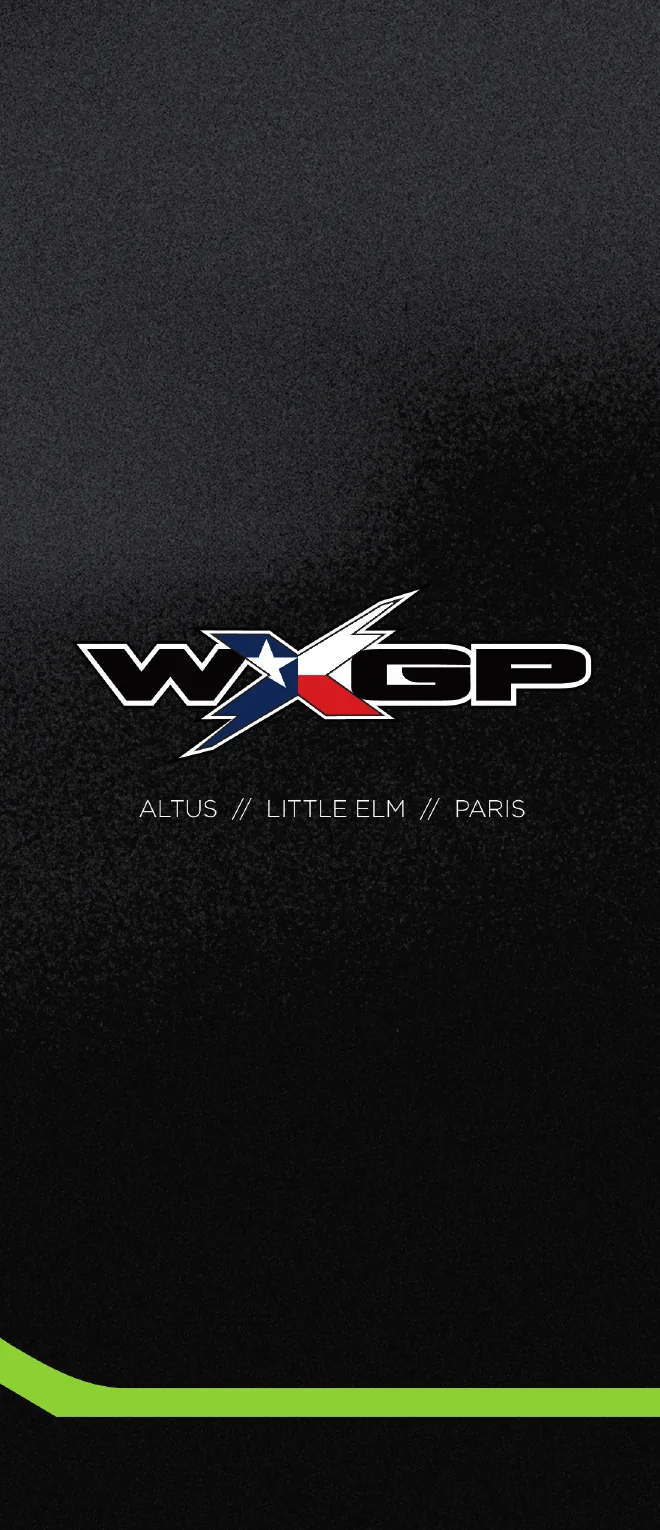 Tri-fold front cover: WXGP, Altus, Little Elm, Paris