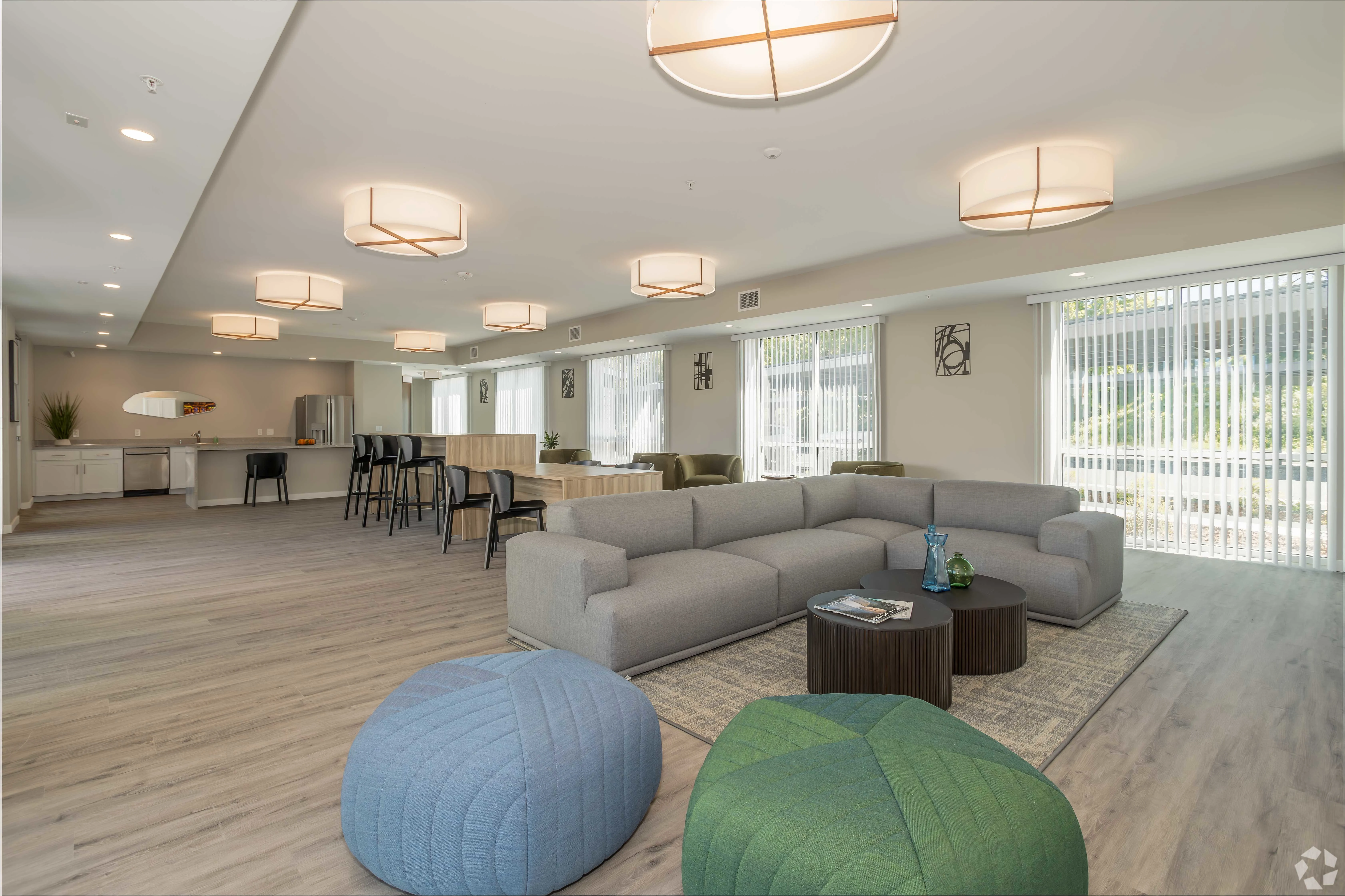 Leasing office lobby