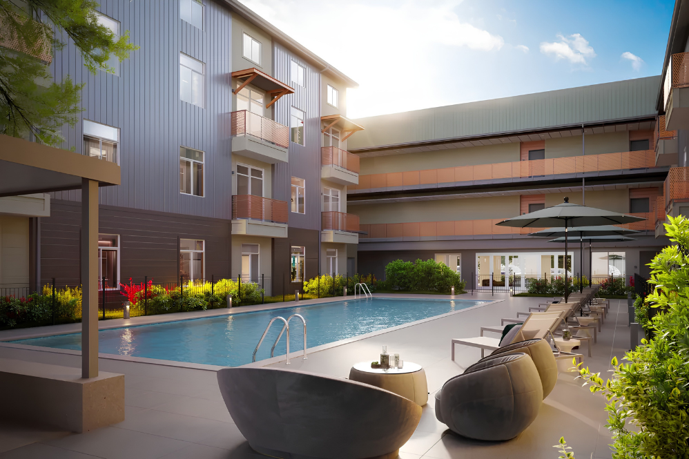 Pool rendering
