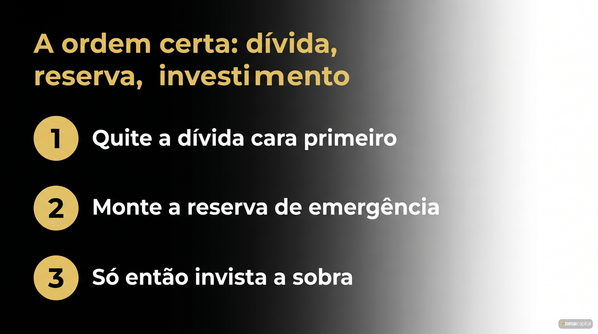 A ordem certa
