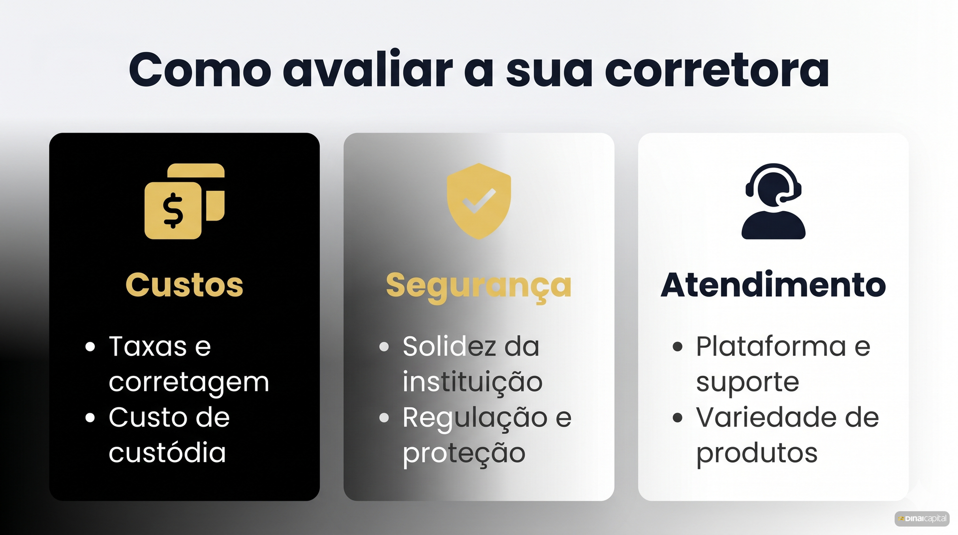 Criterios corretora
