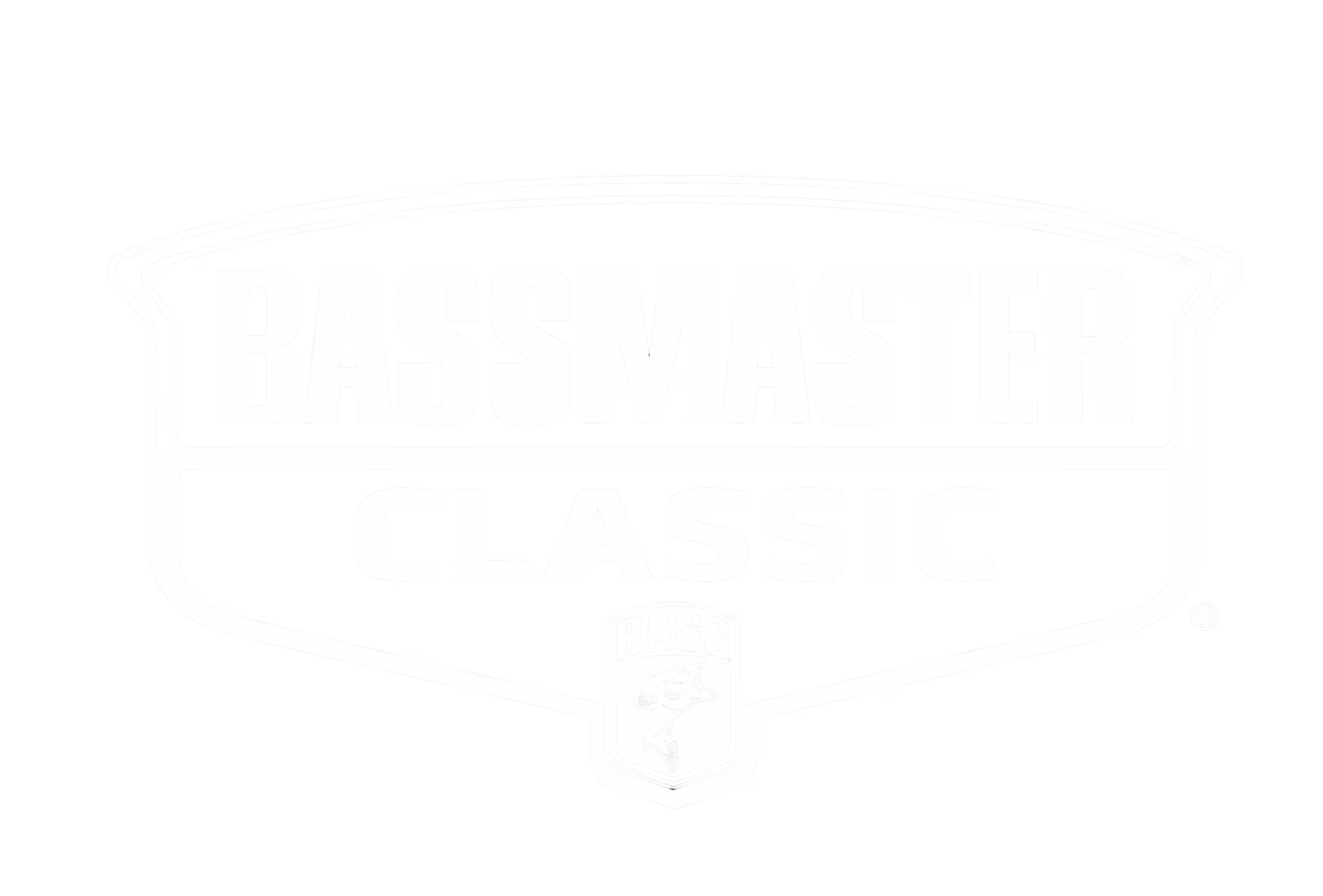 Bassmaster Classic logo with stylized text and a small emblem featuring a fish at the bottom center.
