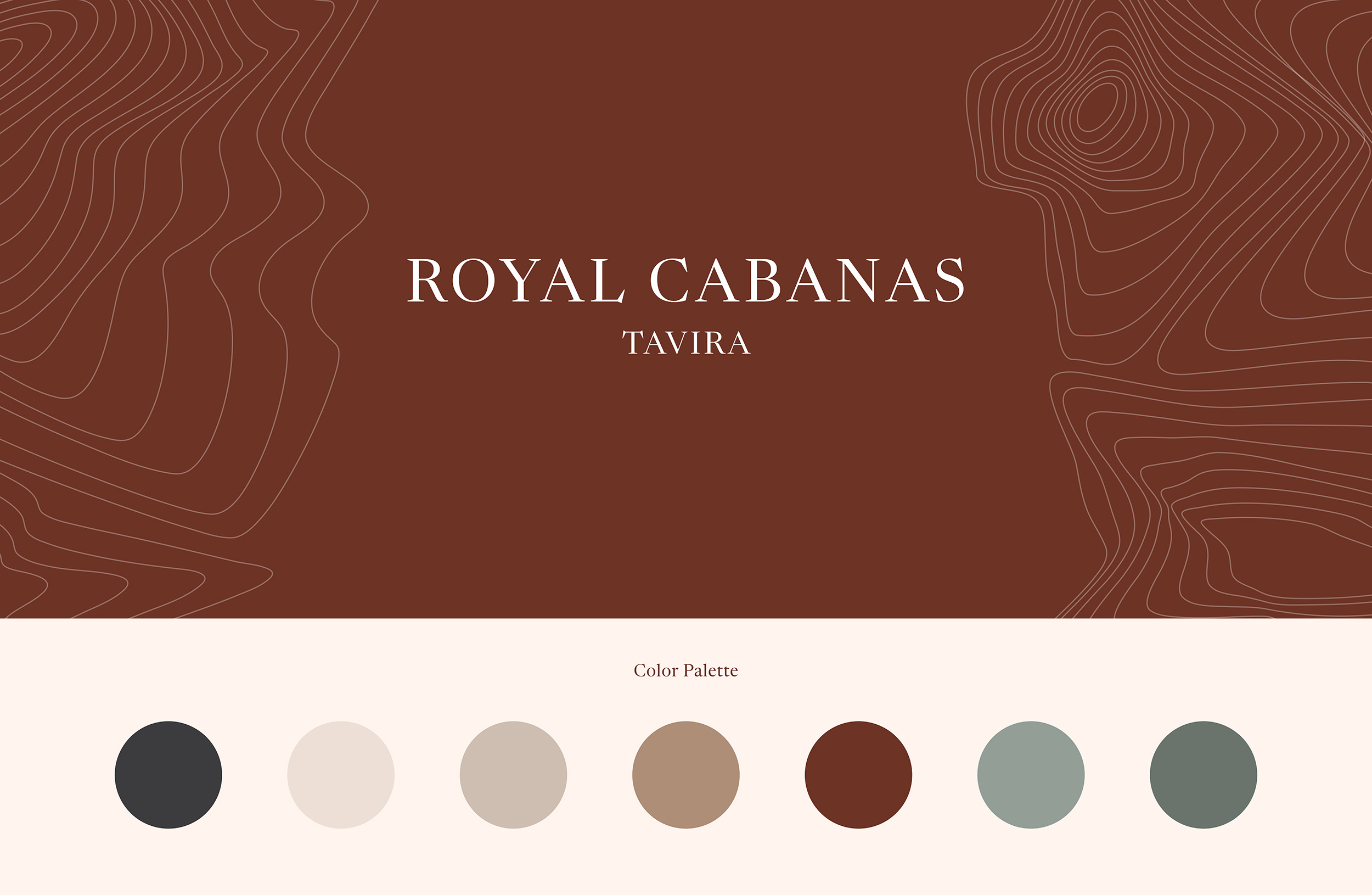Royal Cabanas brand identity