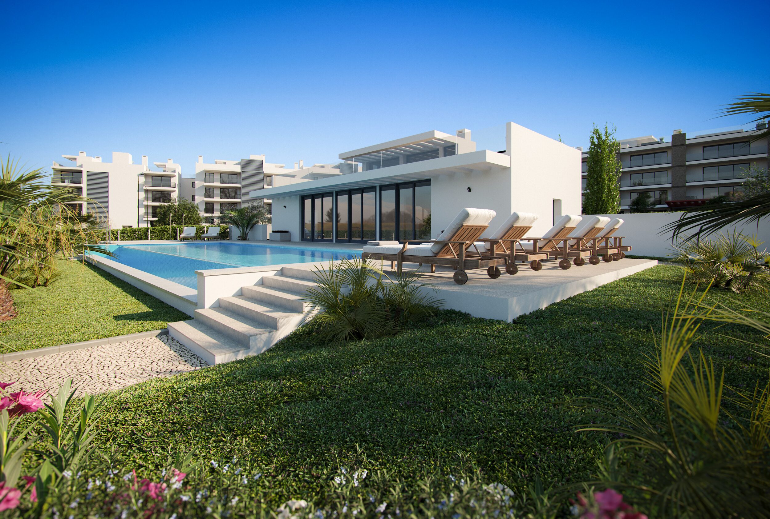 Royal Cabanas Tavira pool view