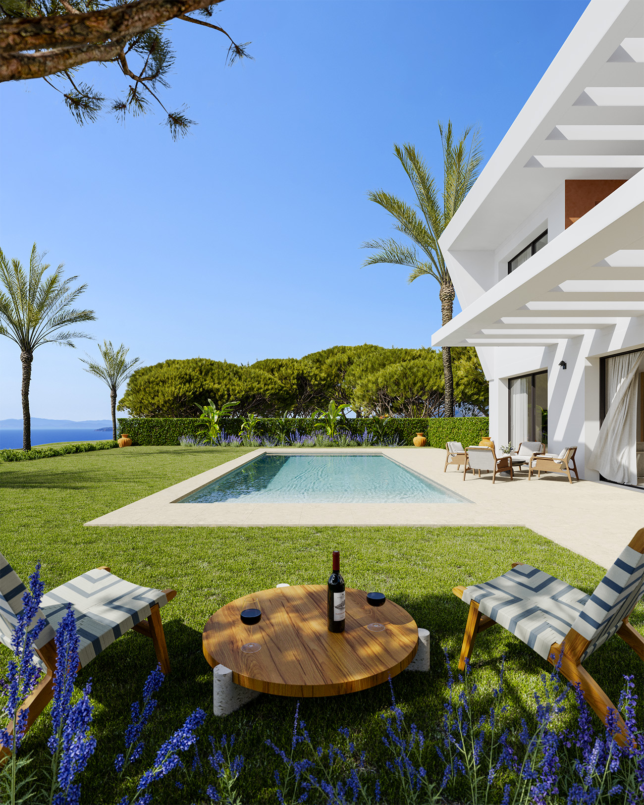 Moradia Tavira pool terrace
