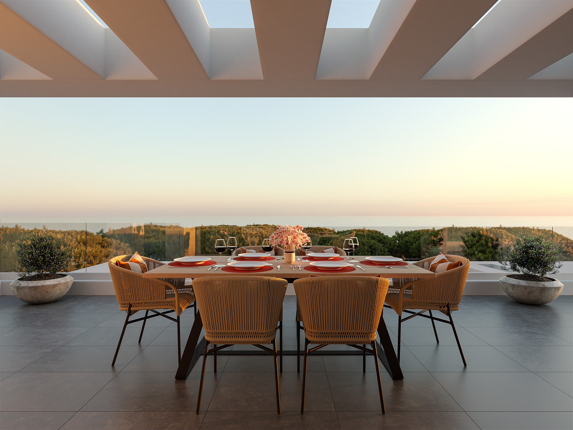 Moradia Tavira rooftop terrace