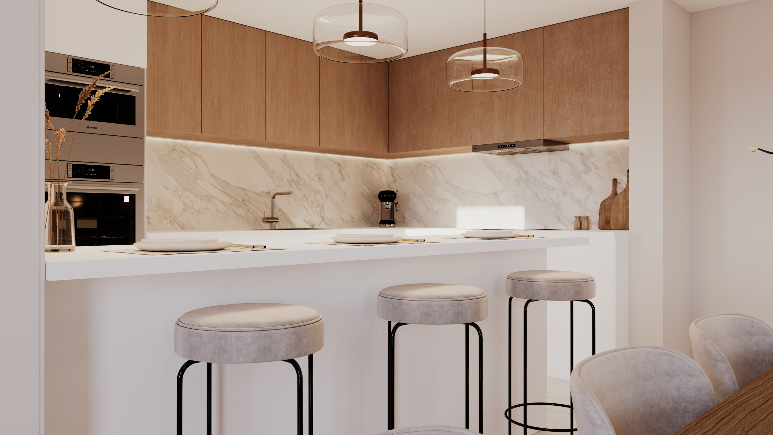 Aurea Residences kitchen
