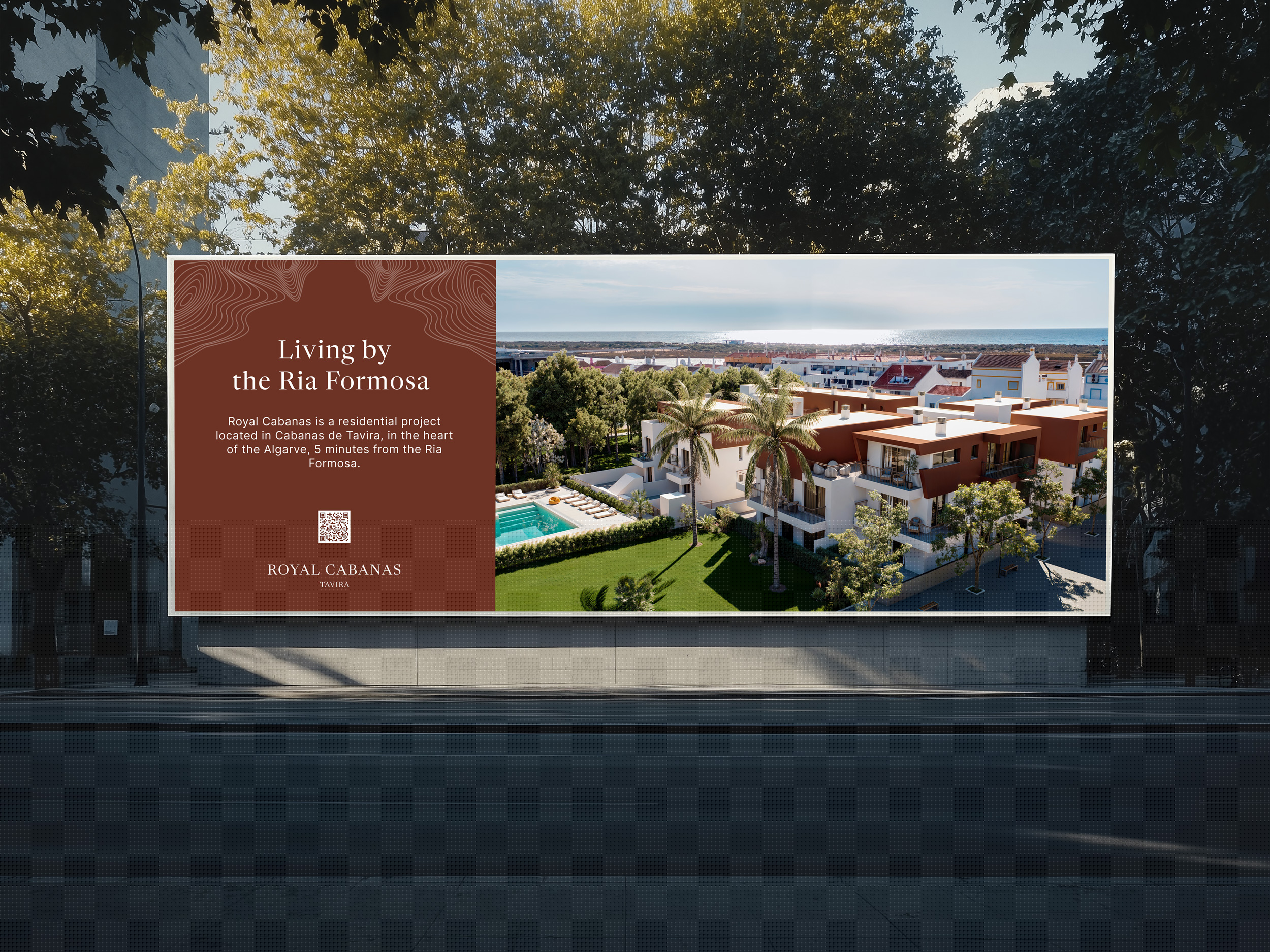 Royal Cabanas billboard mockup
