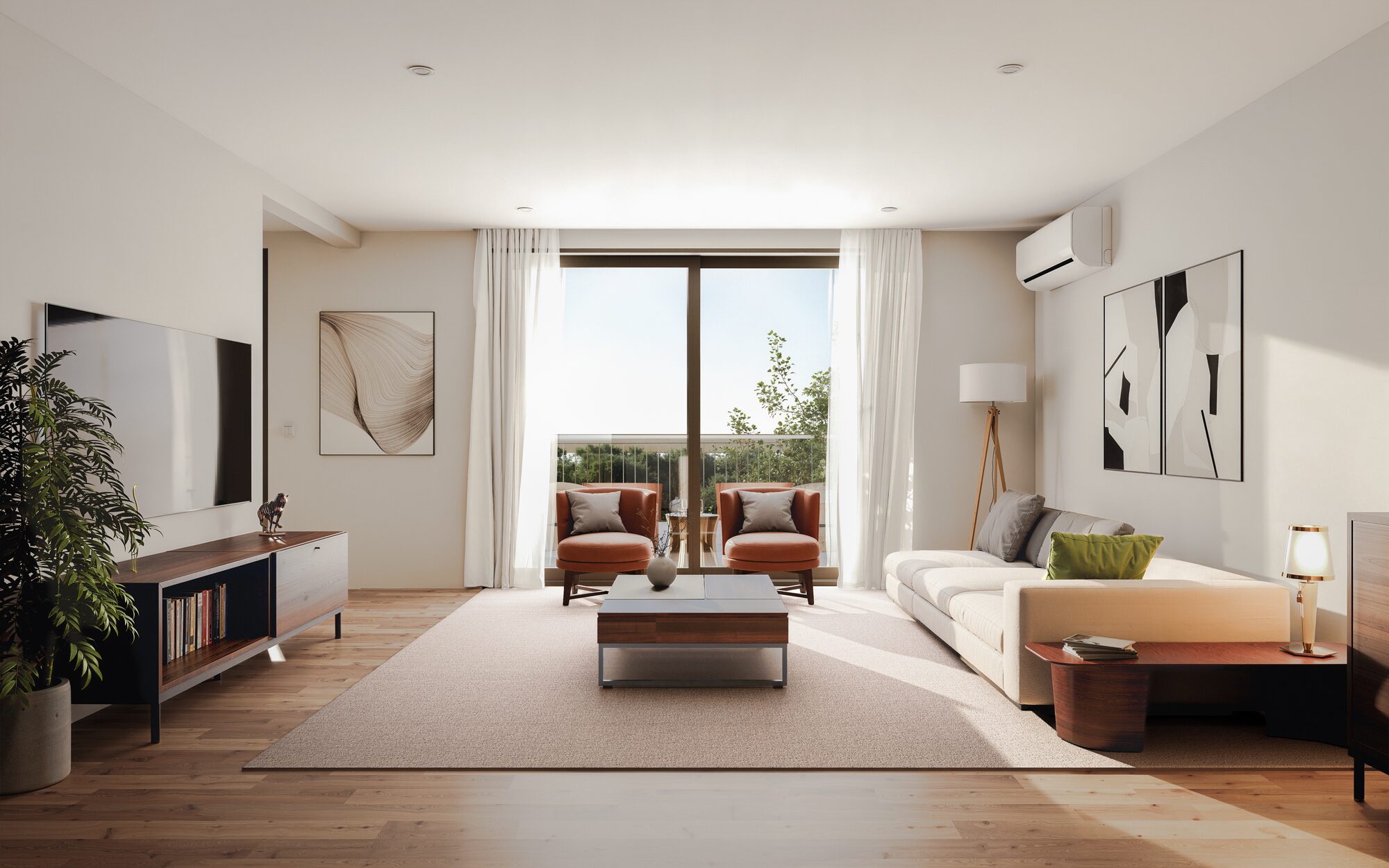 Royal Cabanas living room