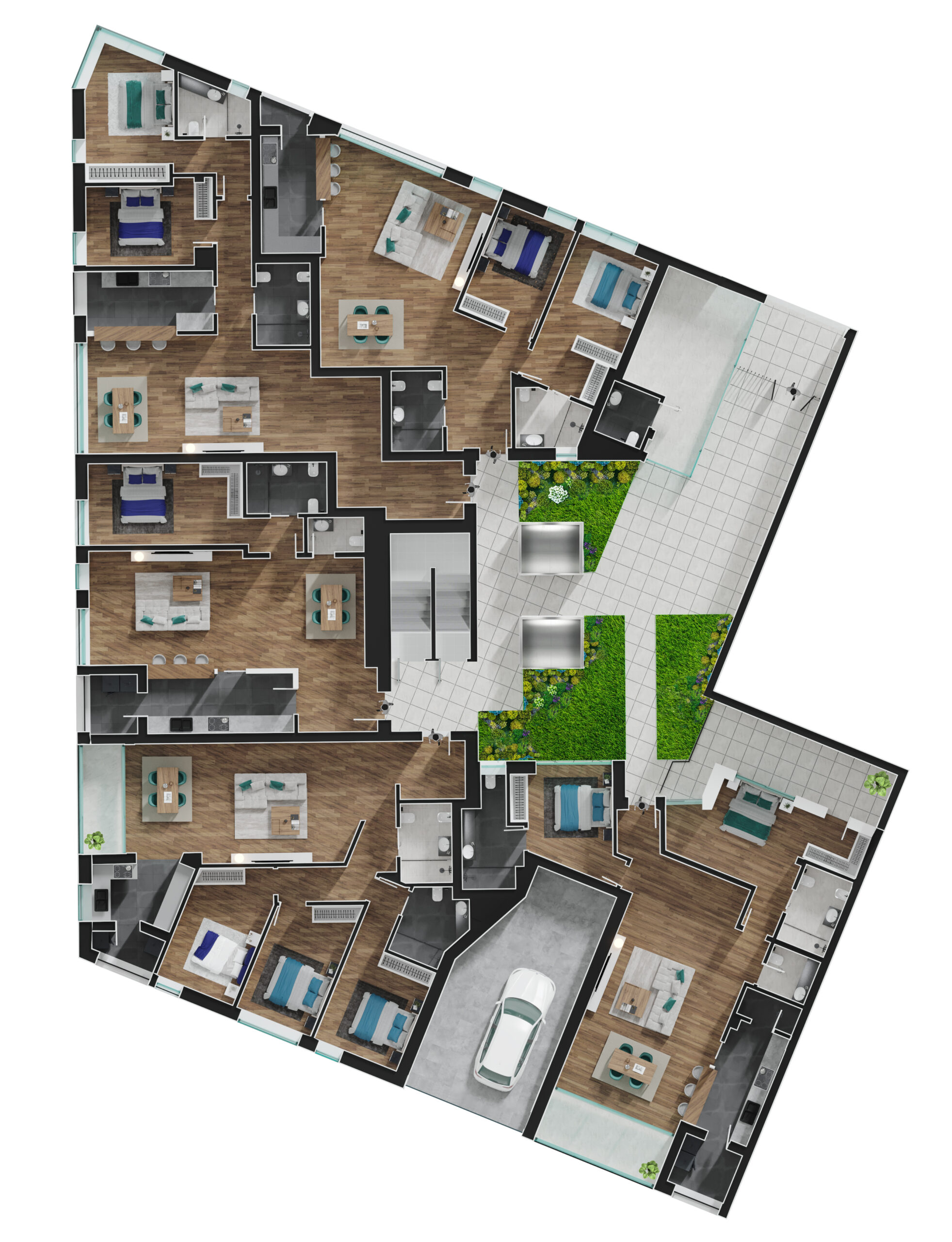 Atrium ground floor plan