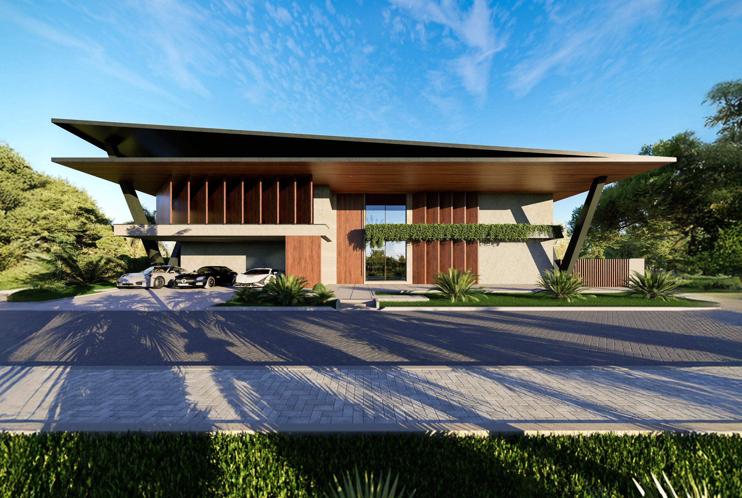 Casa Aurum wide exterior view