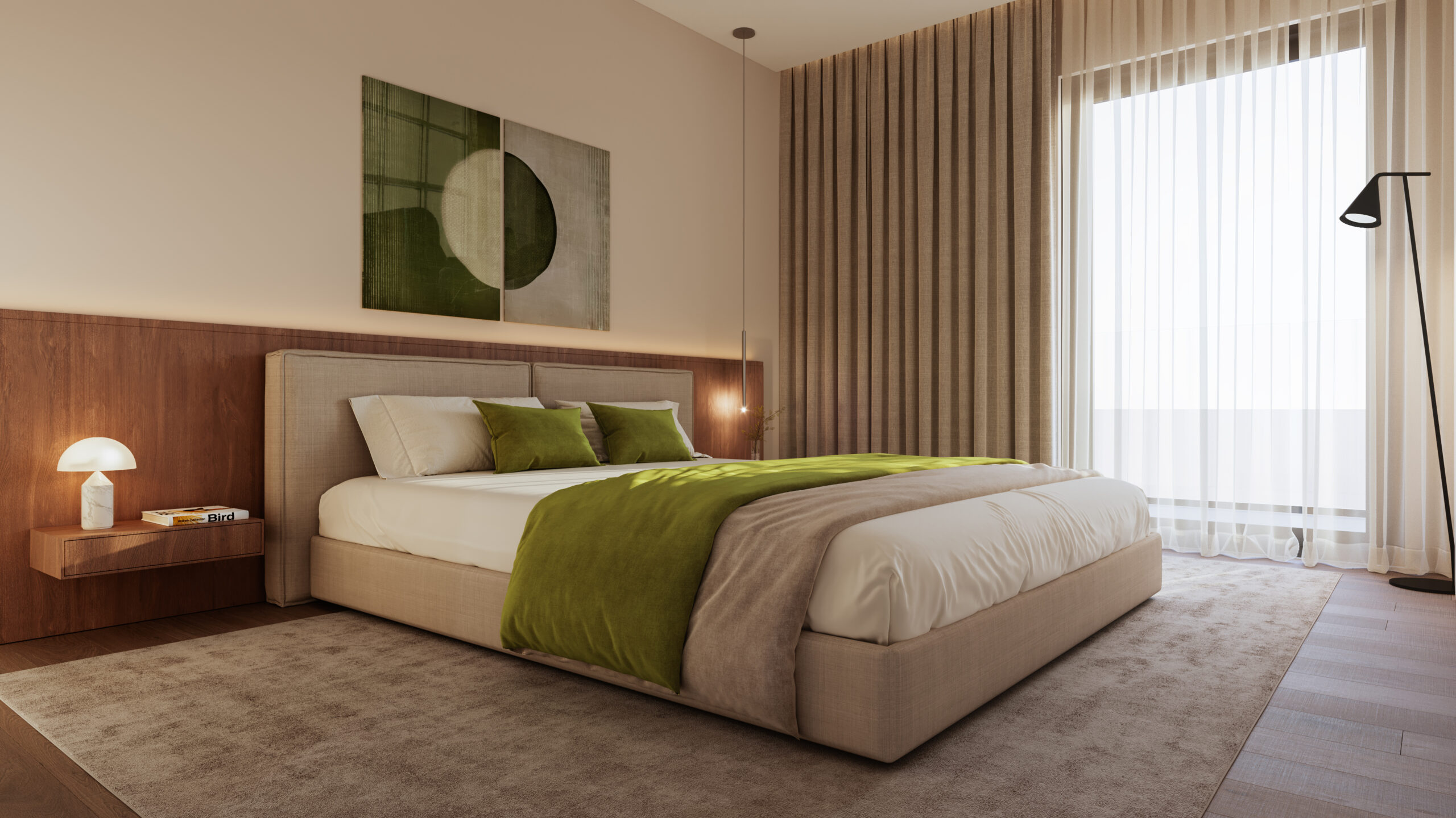 Aurea Residences bedroom corner view