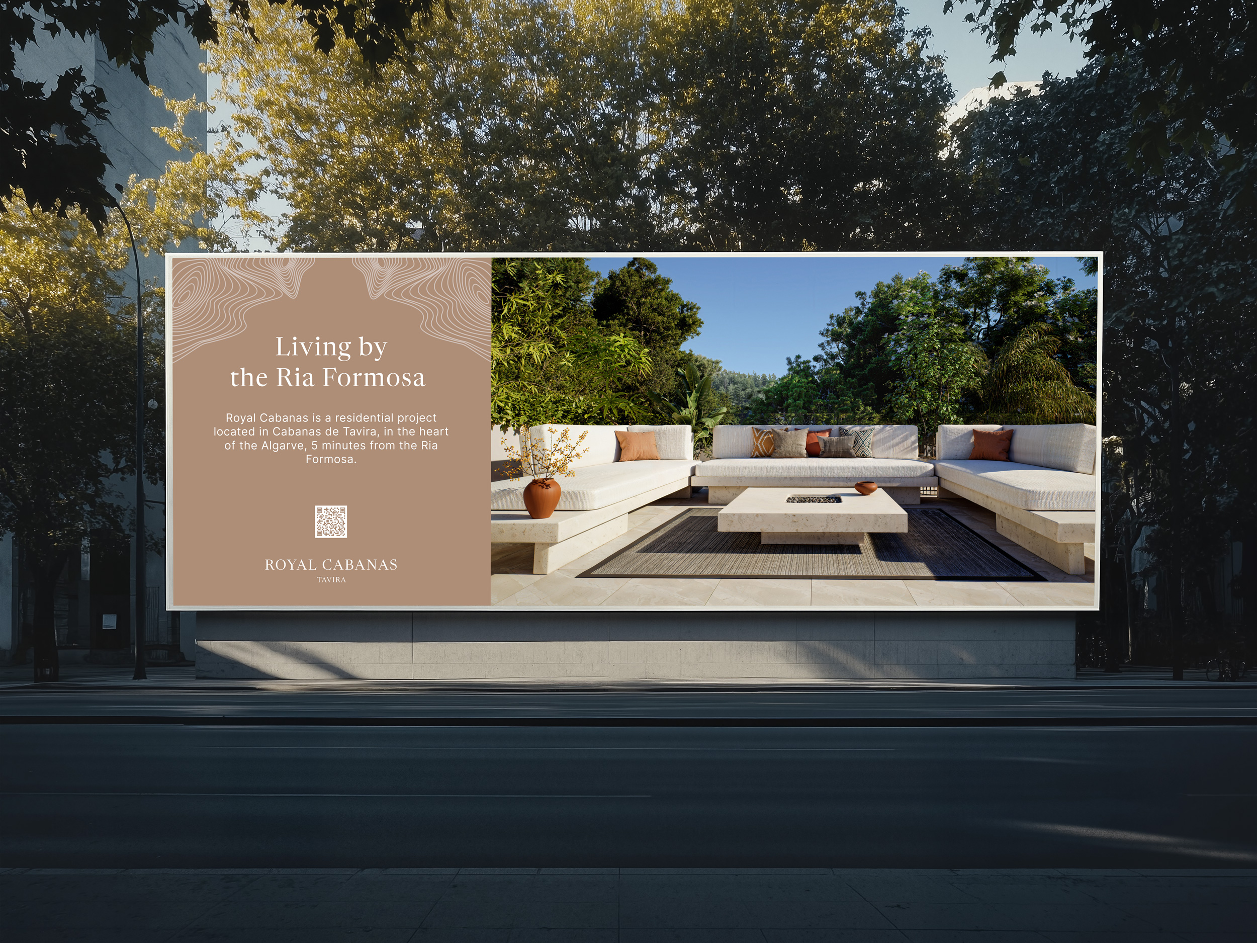 Royal Cabanas billboard mockup