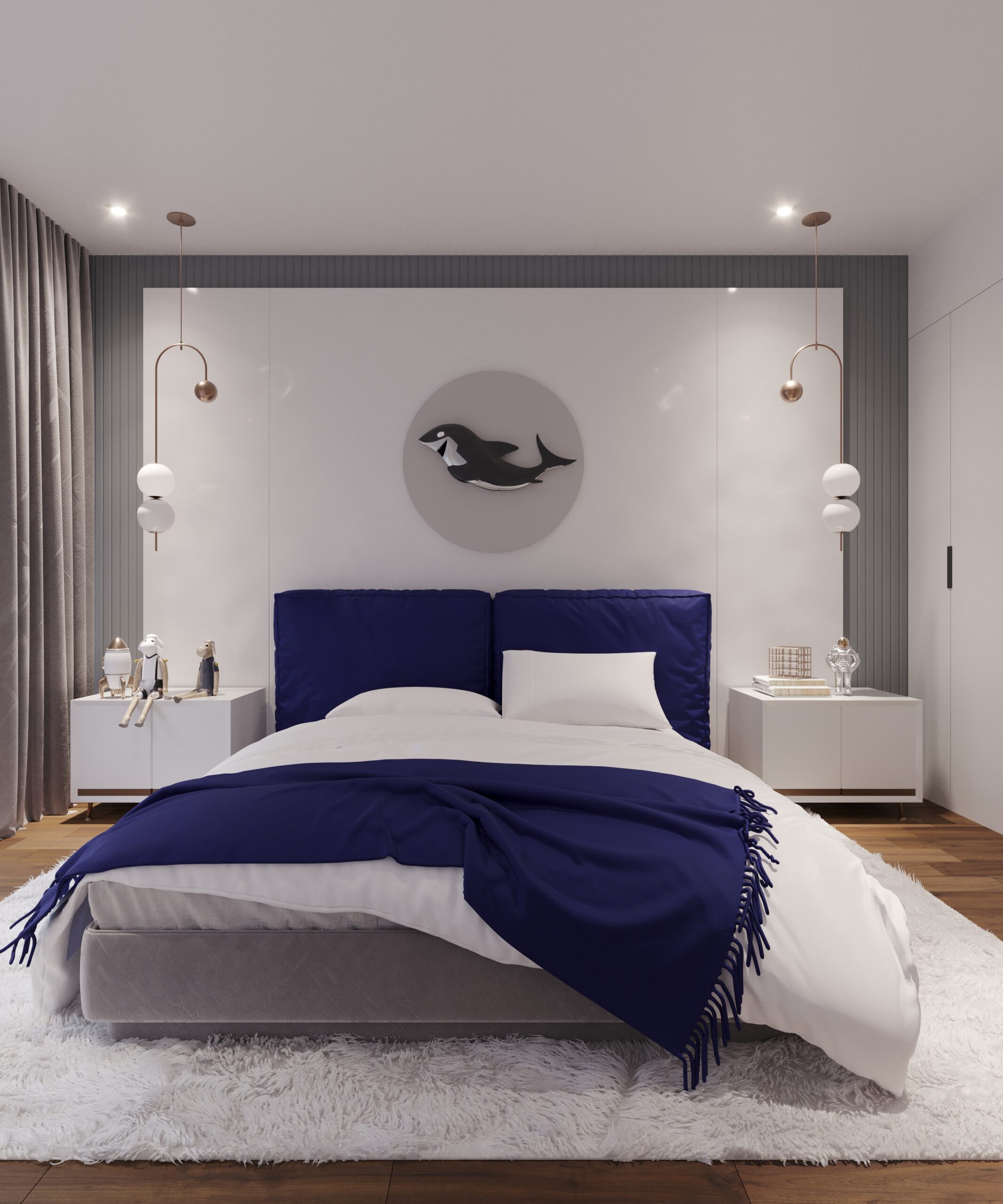 Atrium bedroom