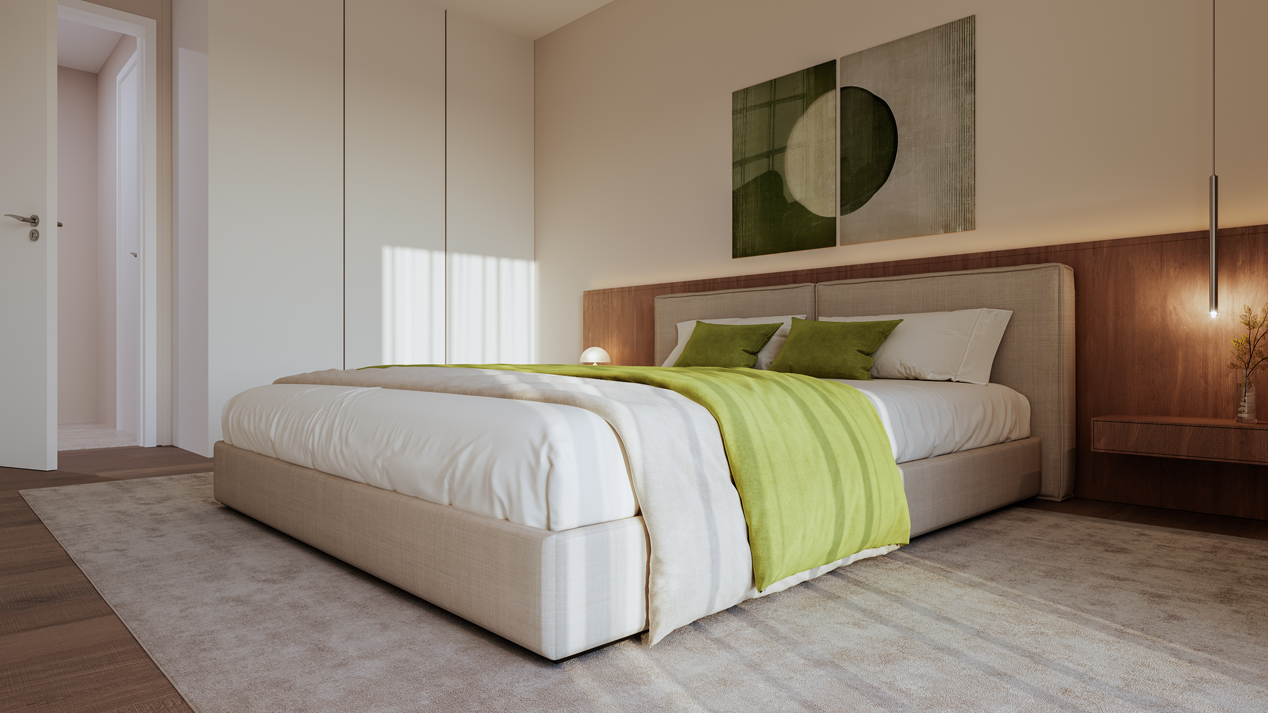 Aurea Residences bedroom corner view