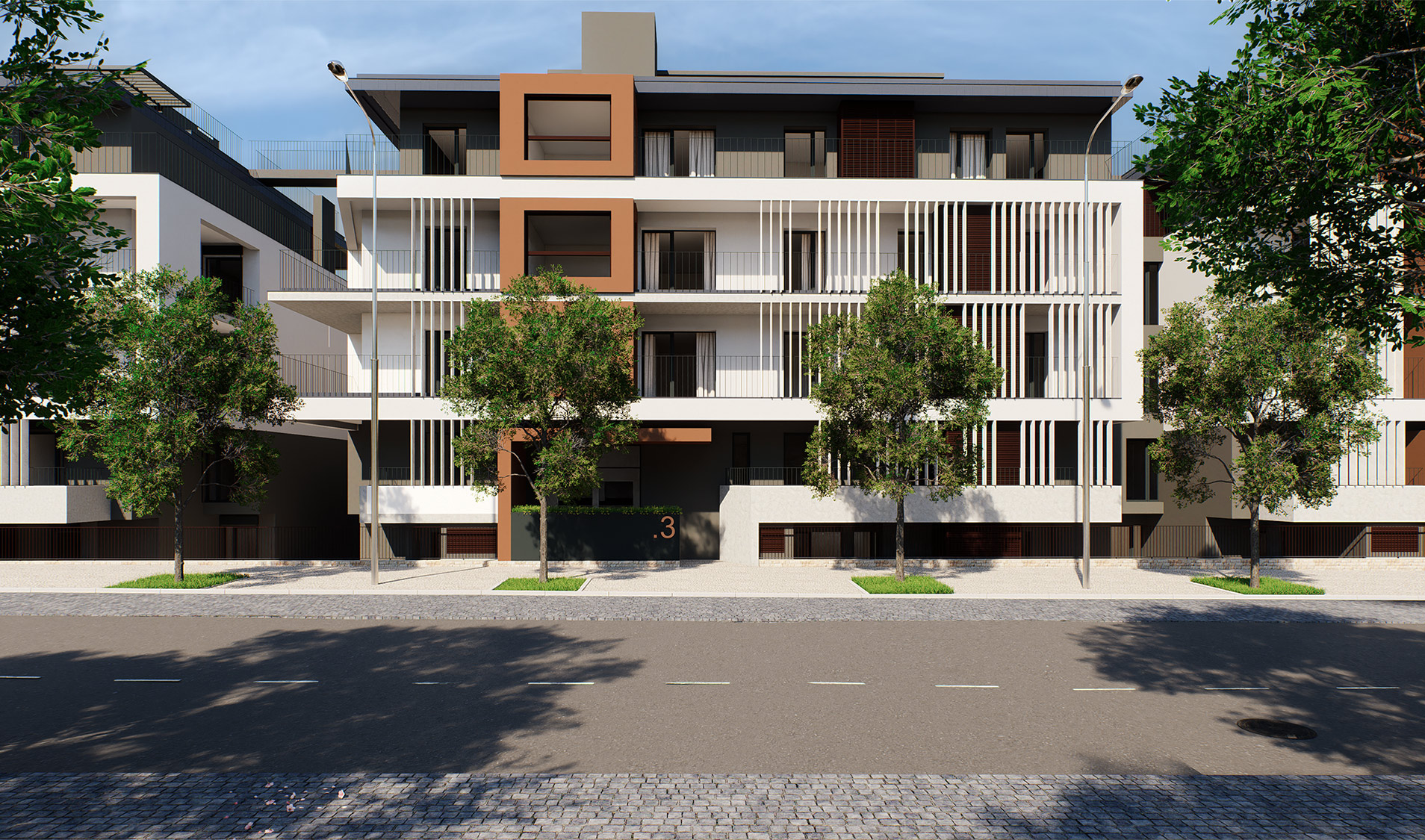 Aurea Residences living room corner view