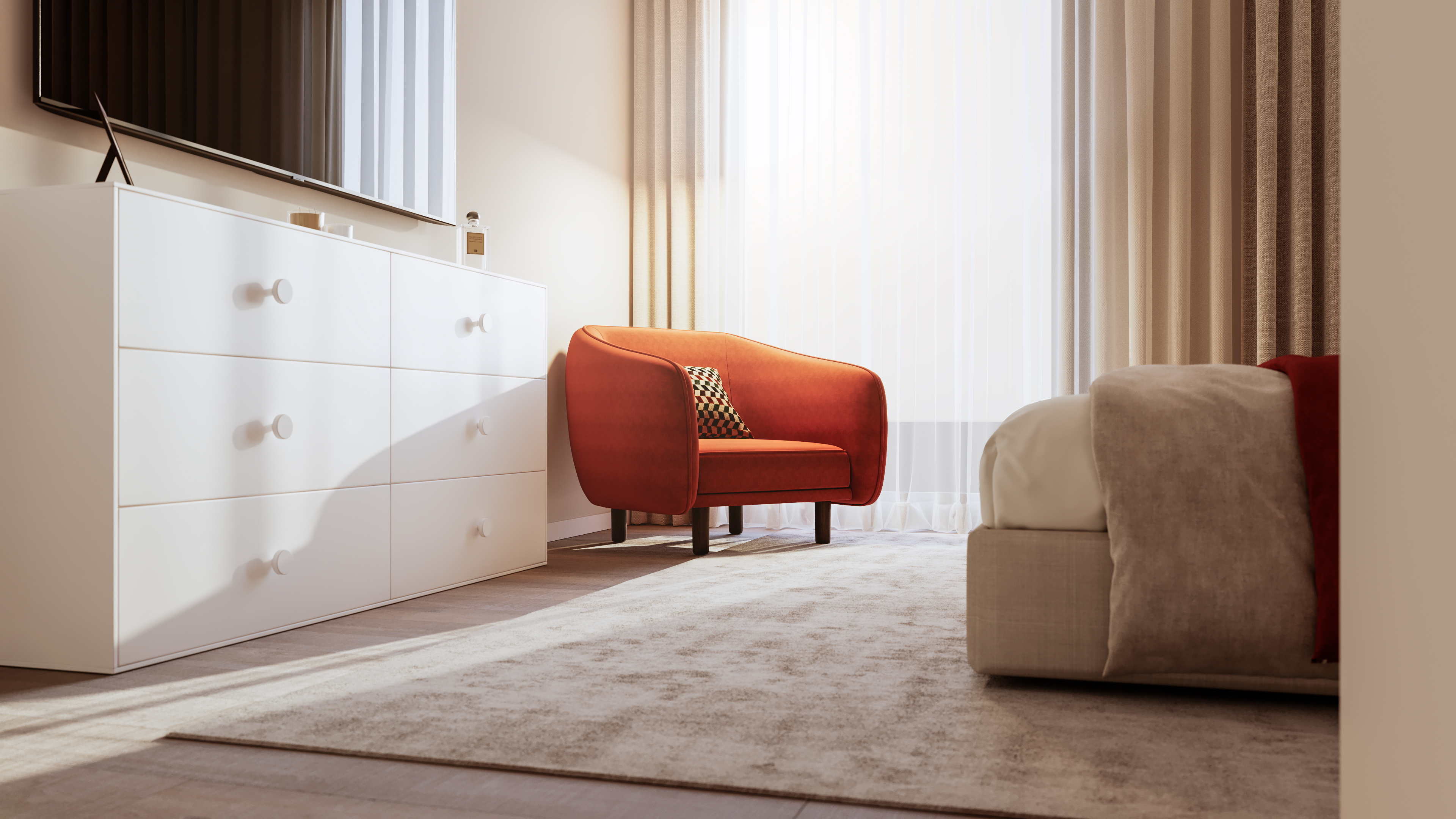 Aurea Residences bedroom corner view