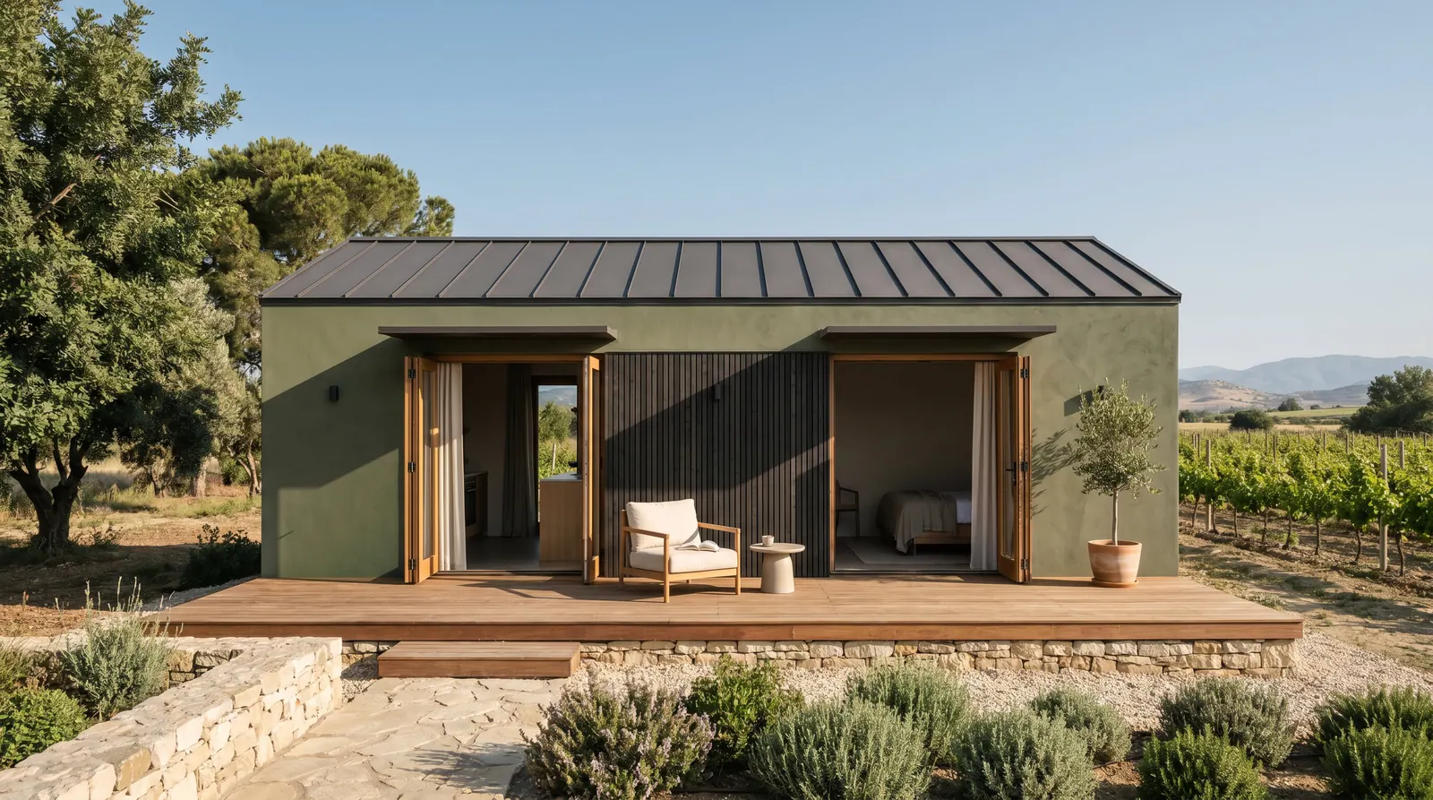 Aktí 40 · Olive render, vineyard country in Paphos