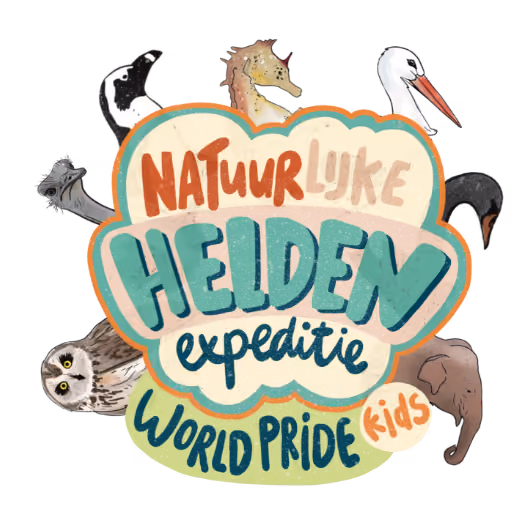 Logo van de Natuurlijke Helden Expeditie.