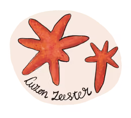 Illustratie van een zeester.