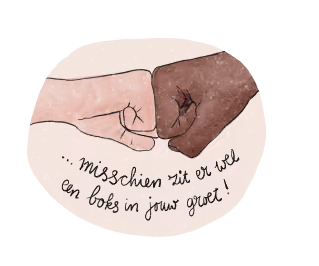 Illustratie van een boksgebaar.