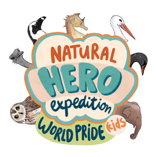 Logo of the Natural Heroes Expedition.