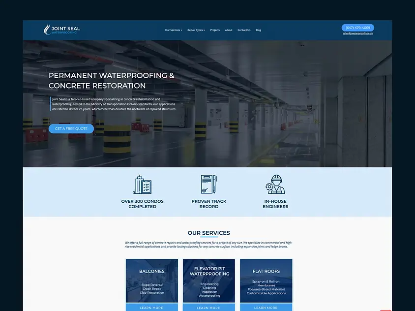 Joint Seal Waterproofing