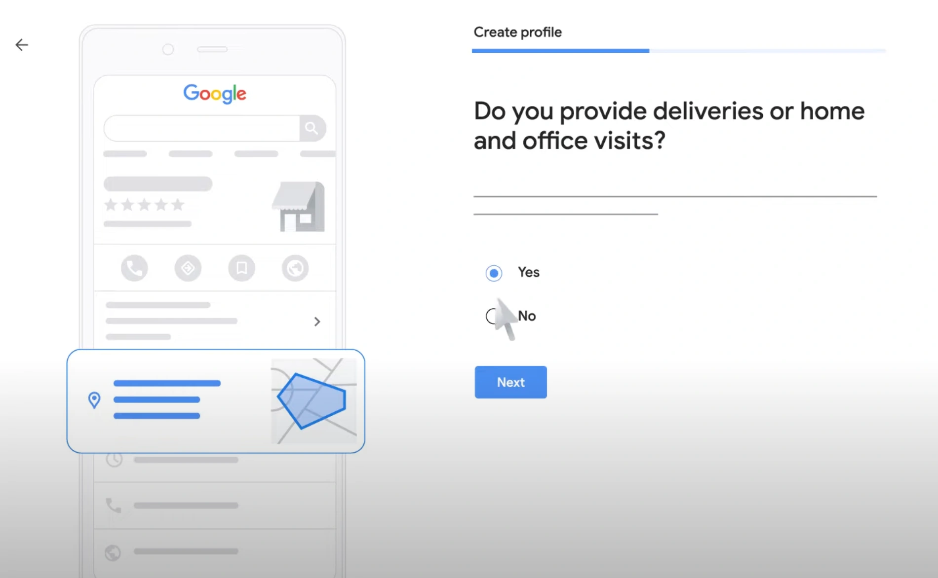 add your business through Google Maps