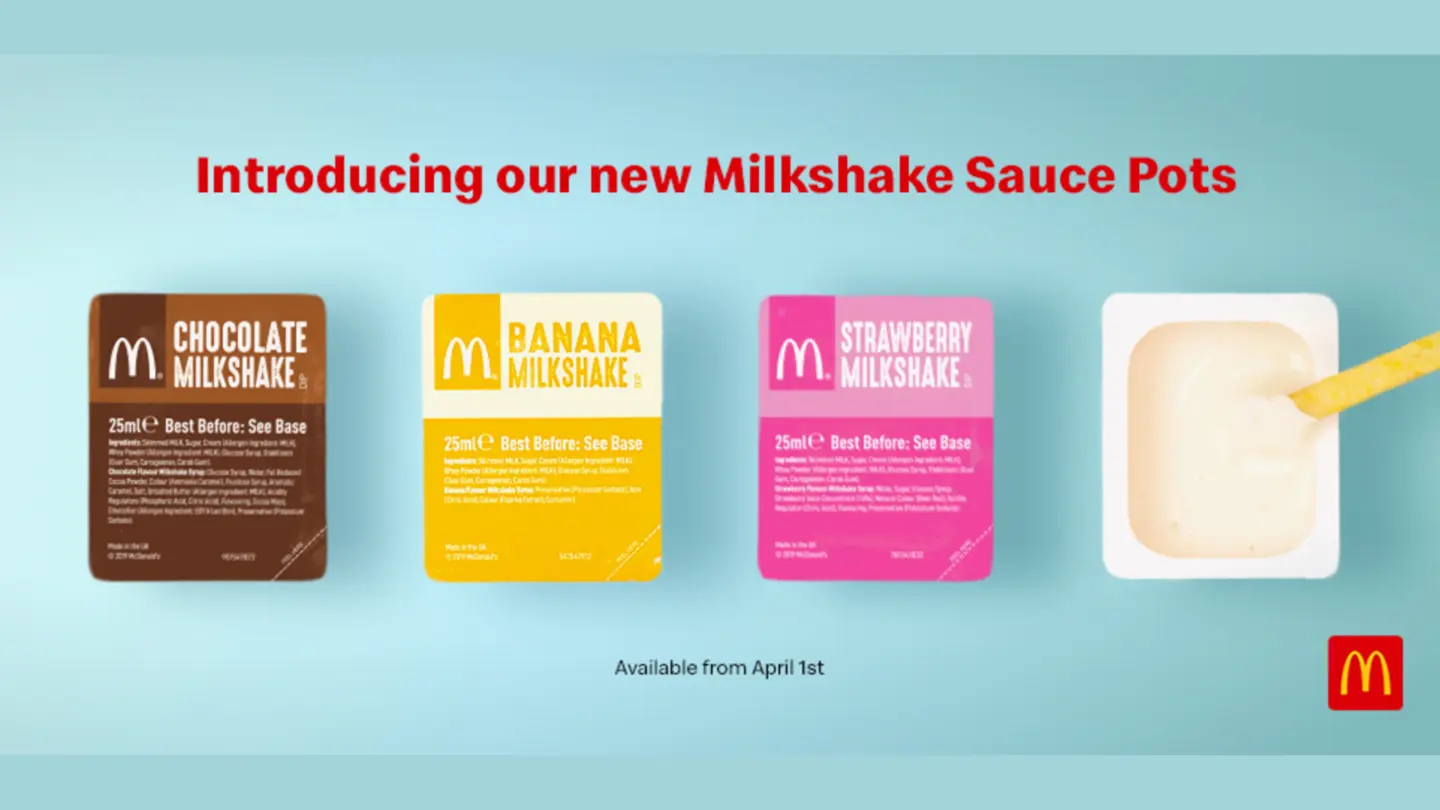 McDonald’s – Milkshake Dipping Sauce