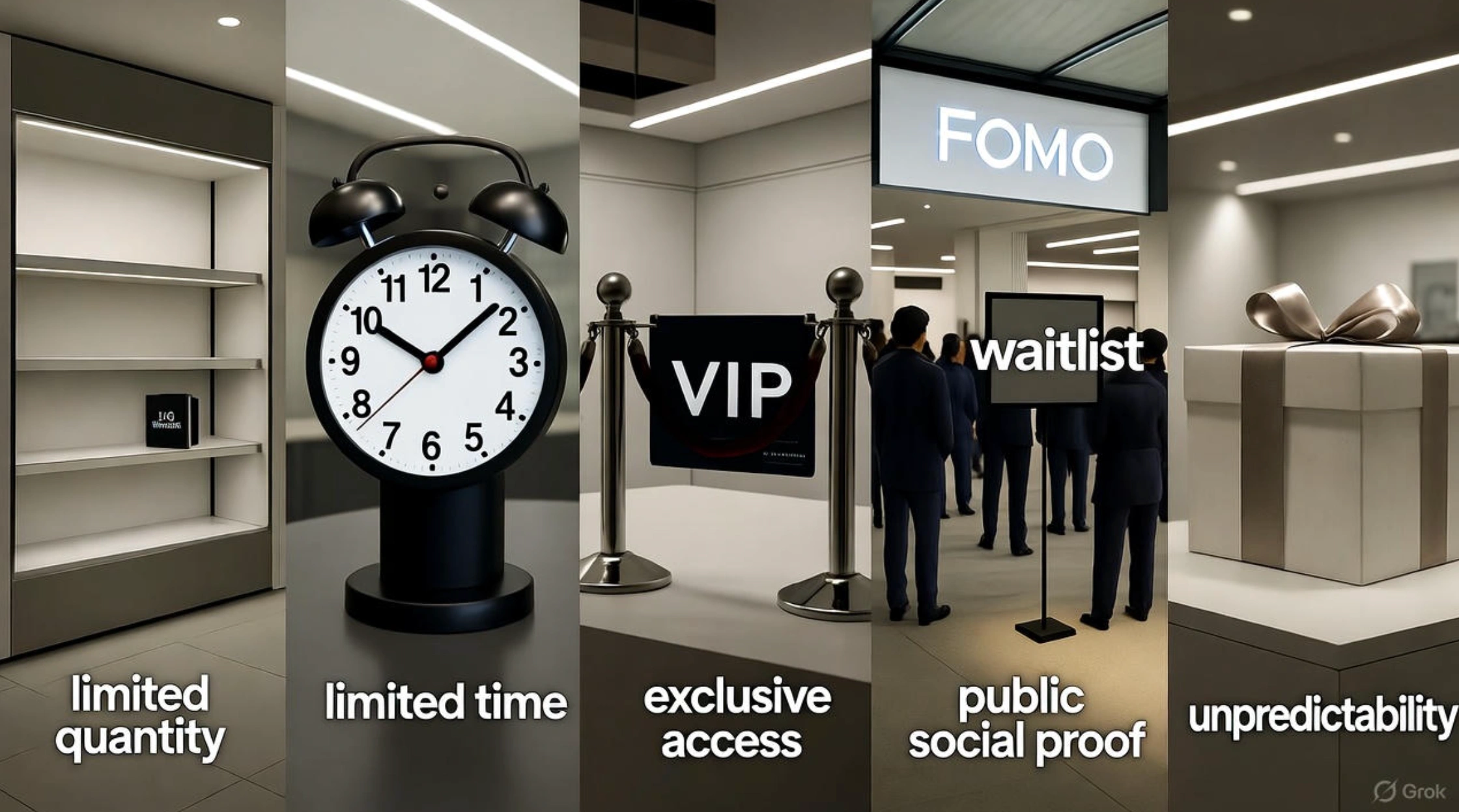 The five core FOMO triggers 