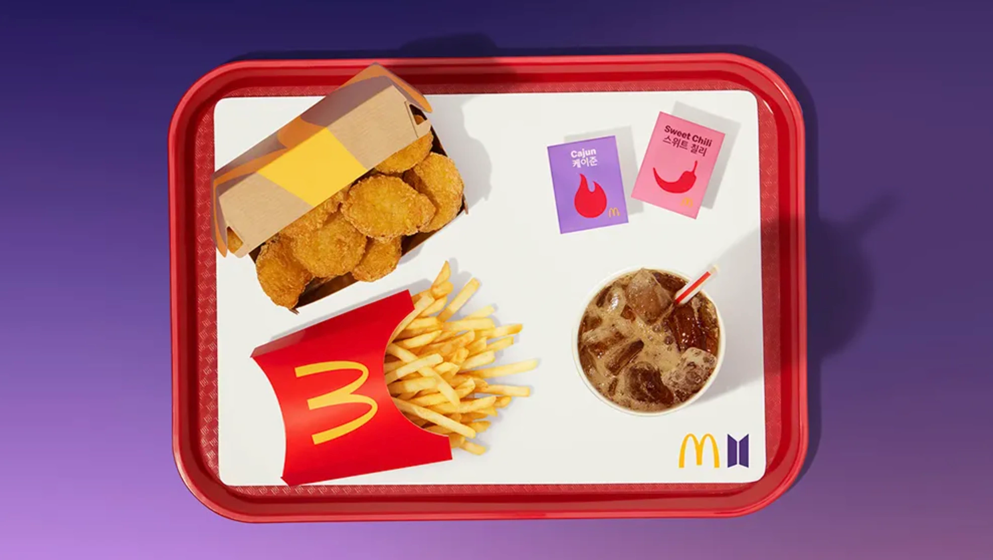 bts meal mcdonalds ad
