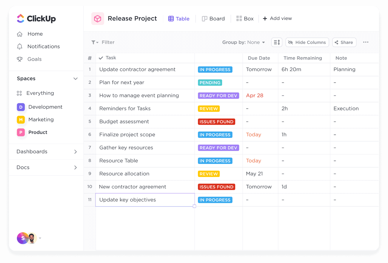 ClickUp™ Product Features