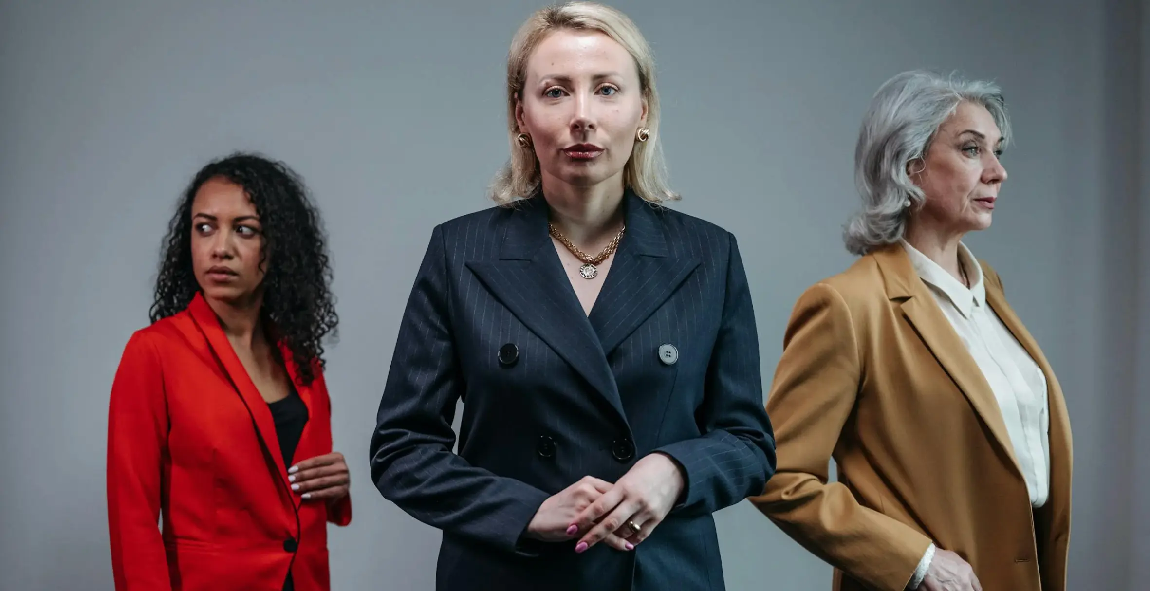 3 women posing differently