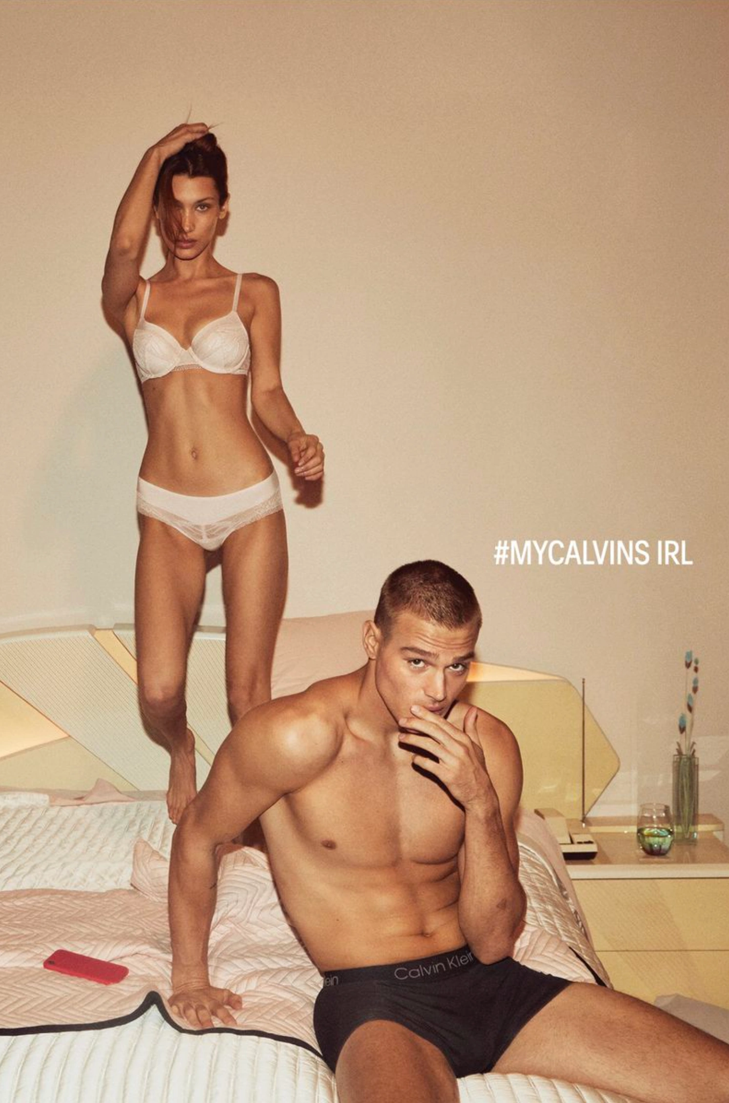 calvin klein bella hadid