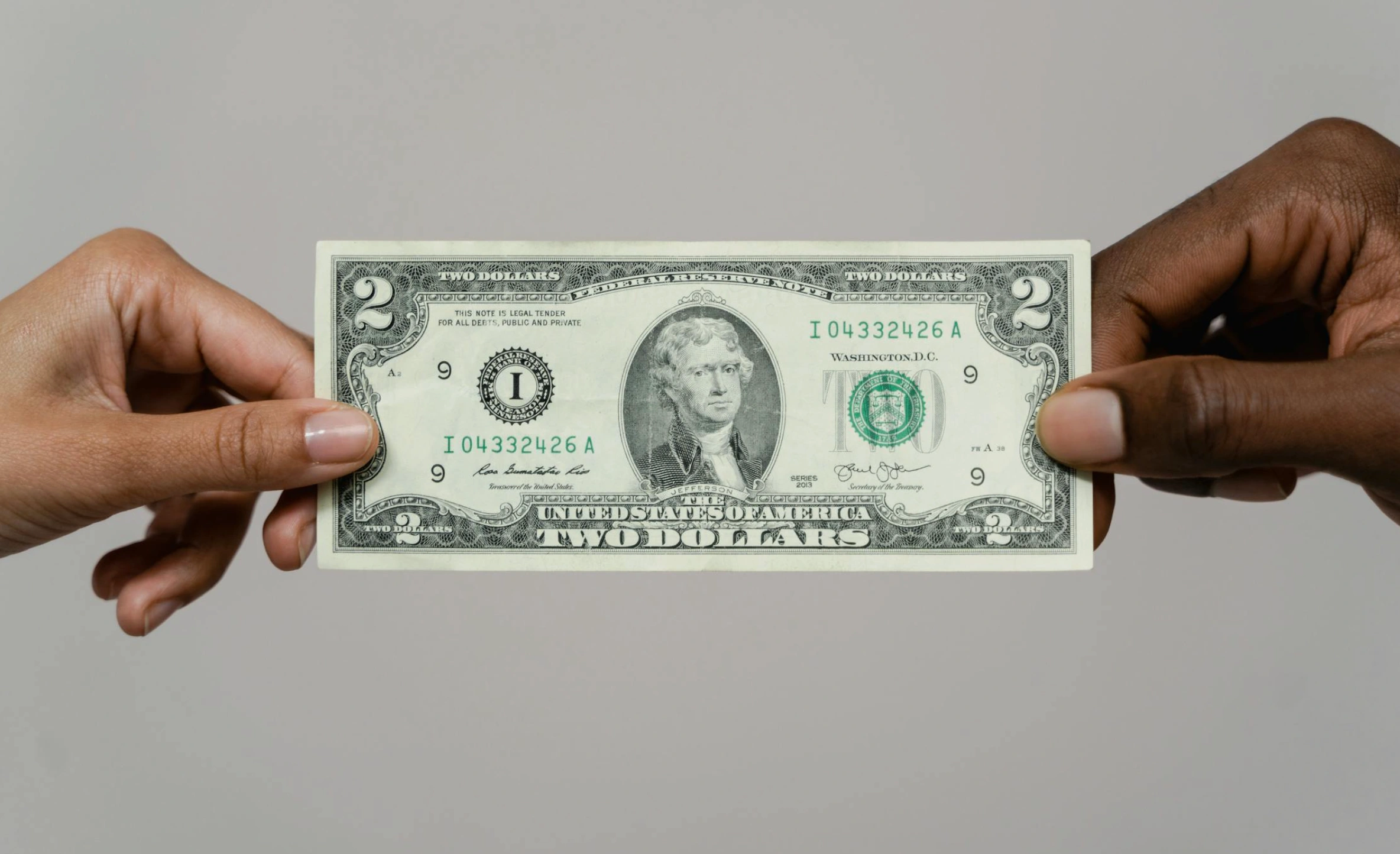 man holding cash