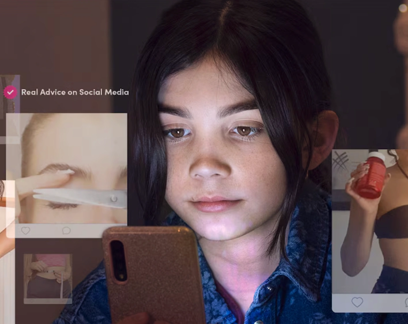 Dove campaign imagery 