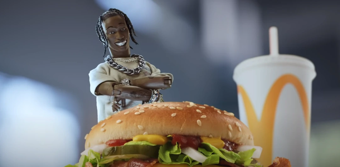 2020 travis scott mcdoland advertisement