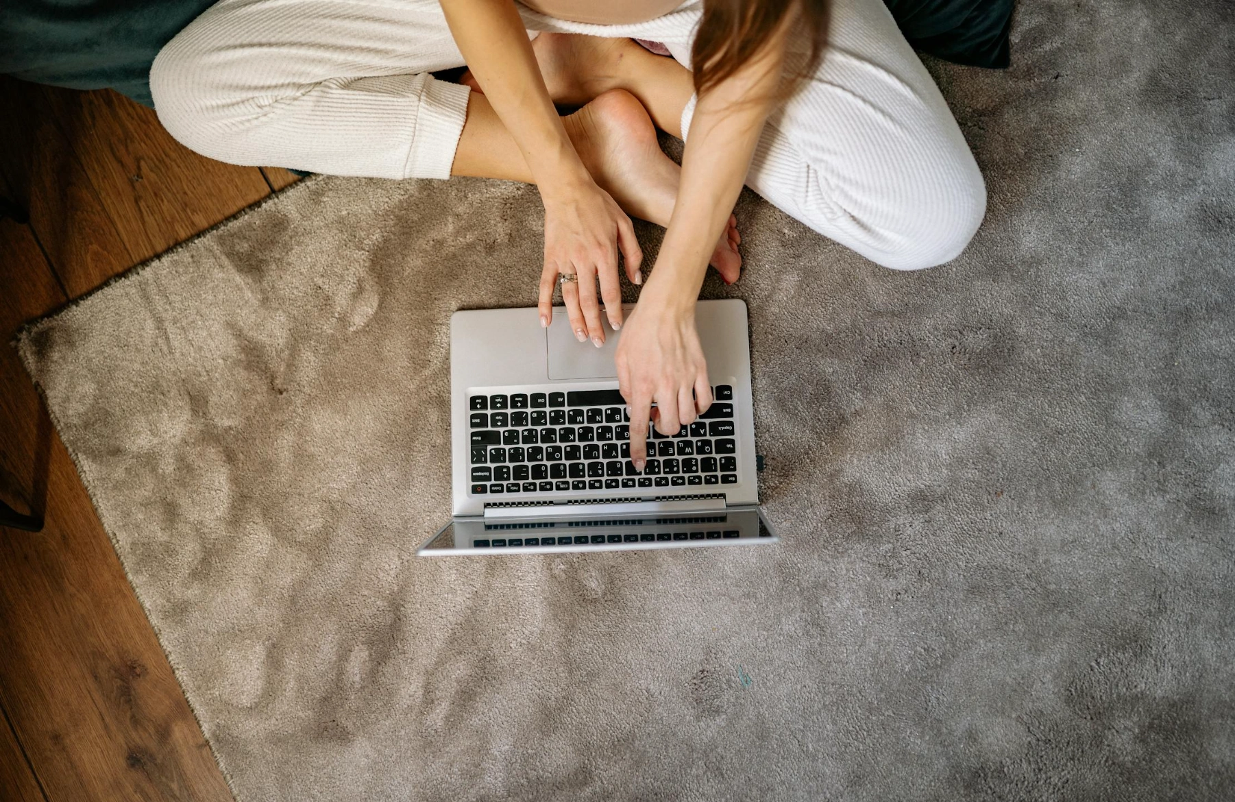 Women working laptop