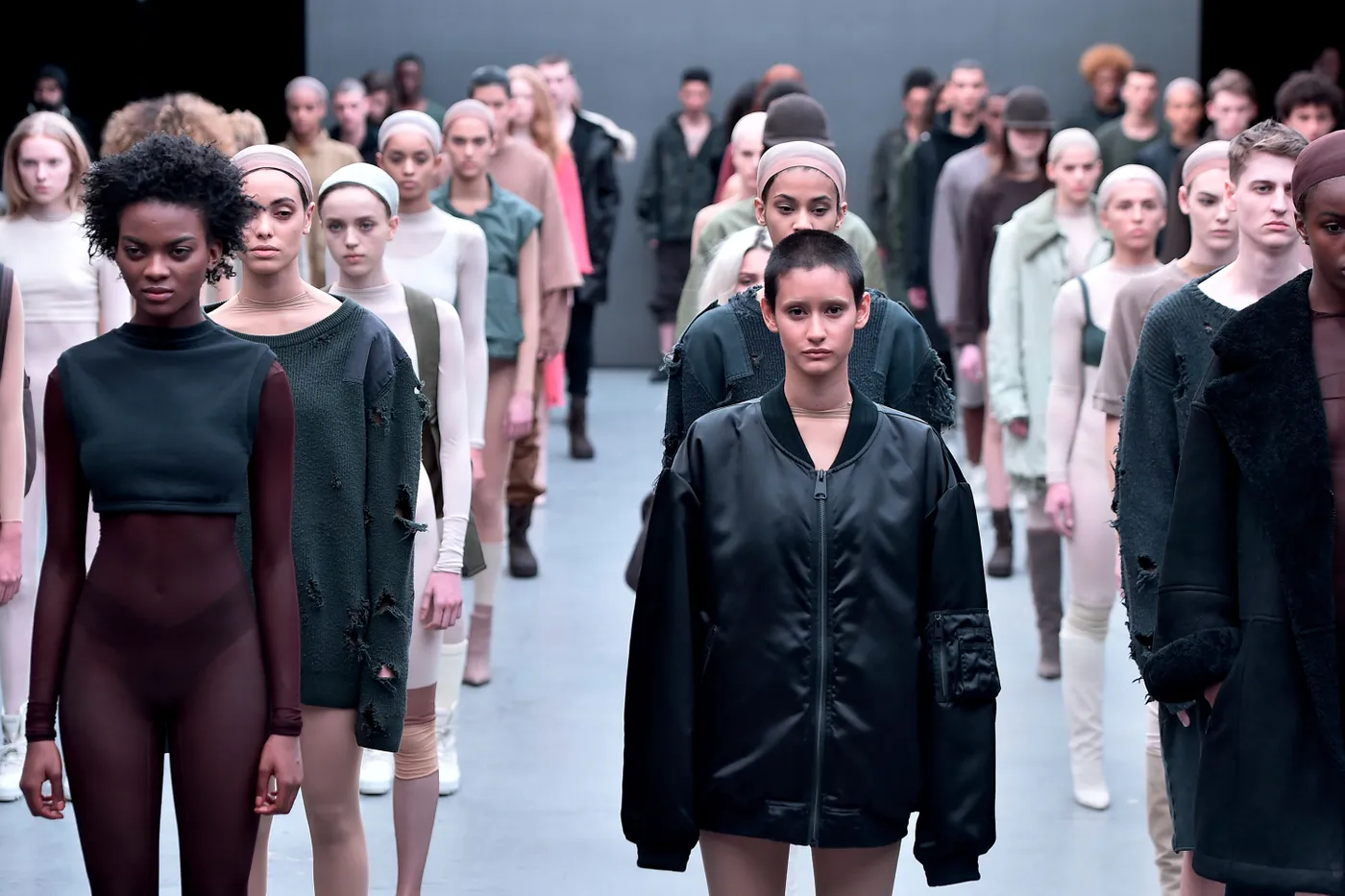 yeezy fashion show 2015