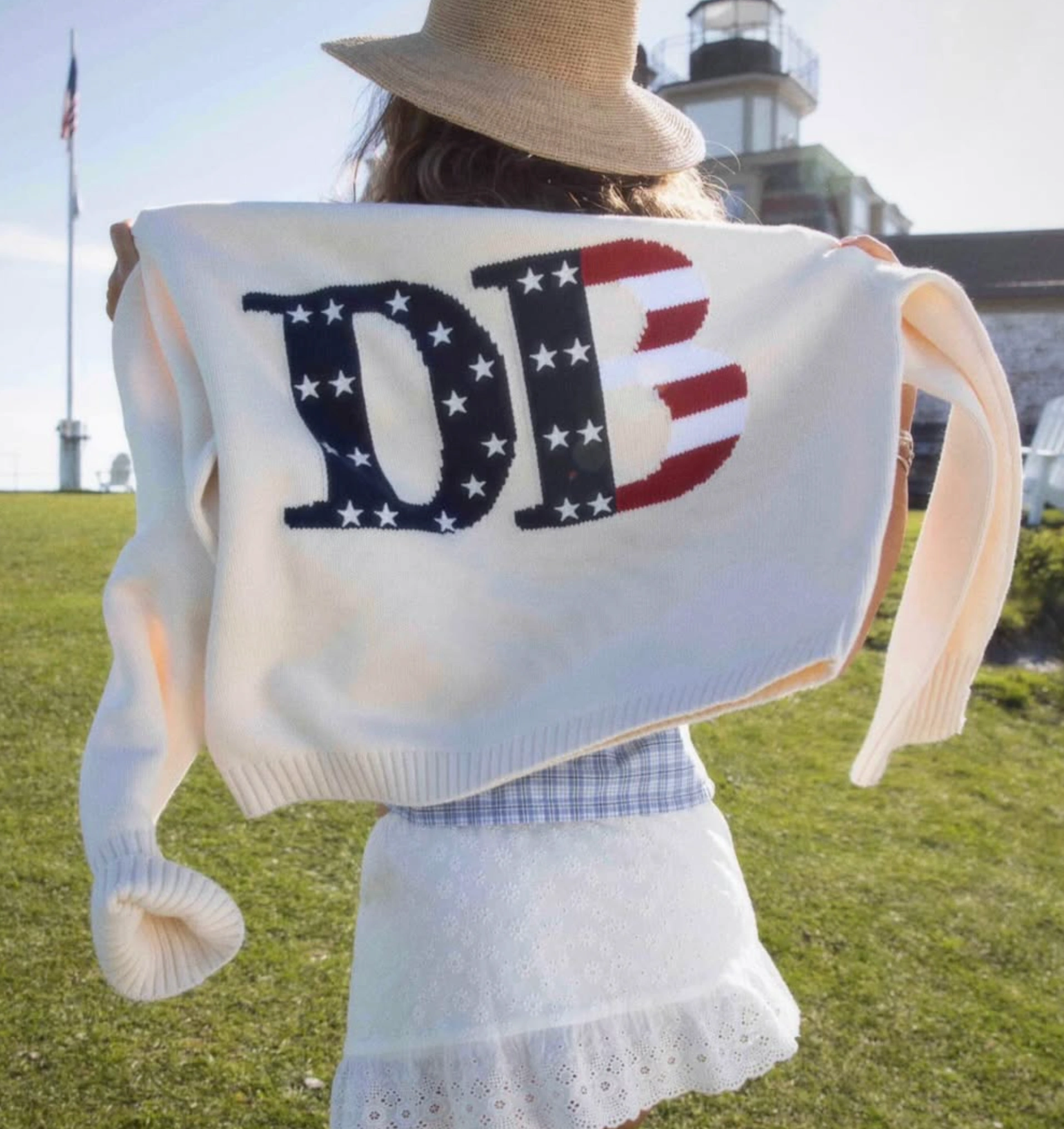Dairy Boy American flag sweater