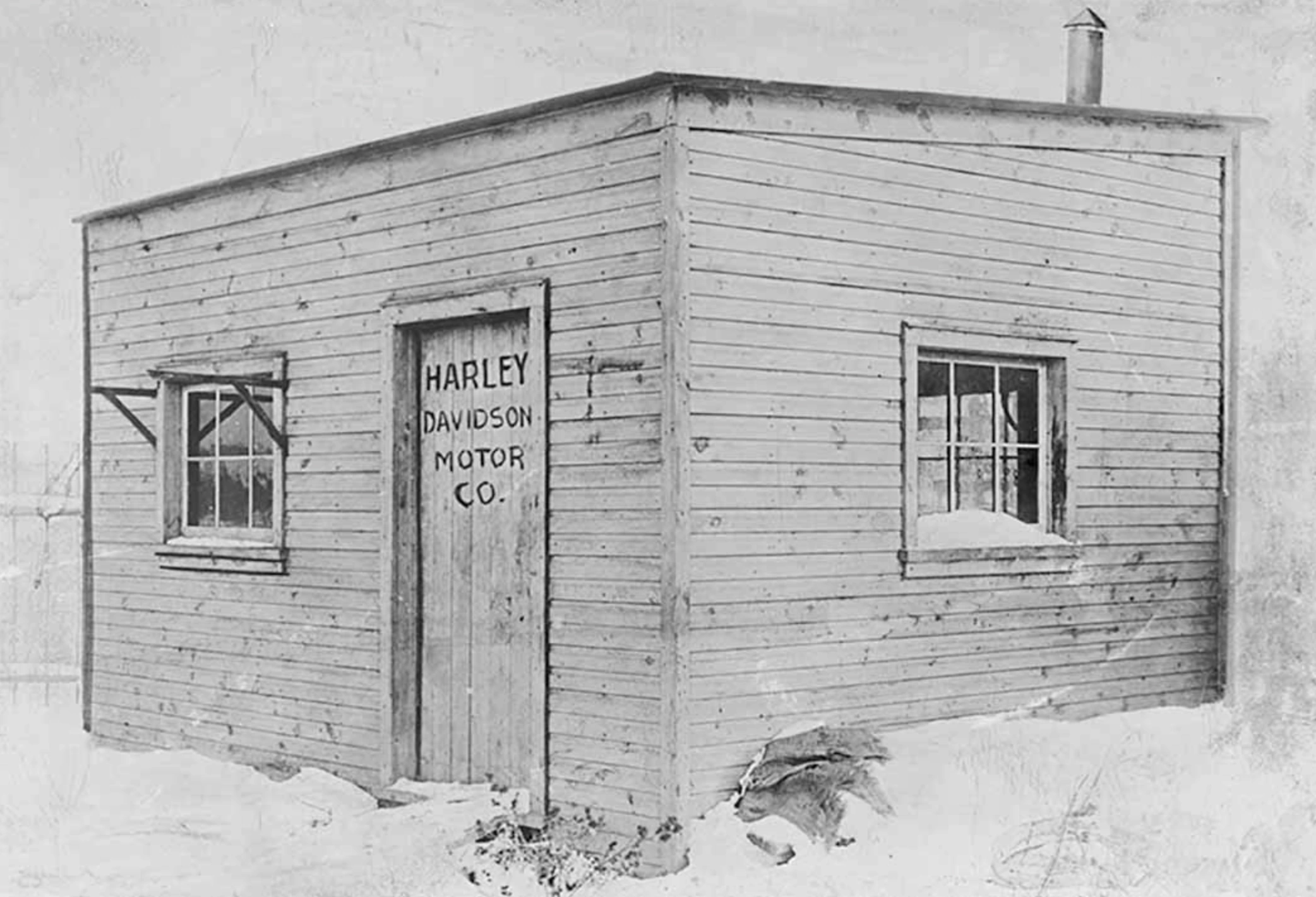 Harley-Davidson history, first production site 
