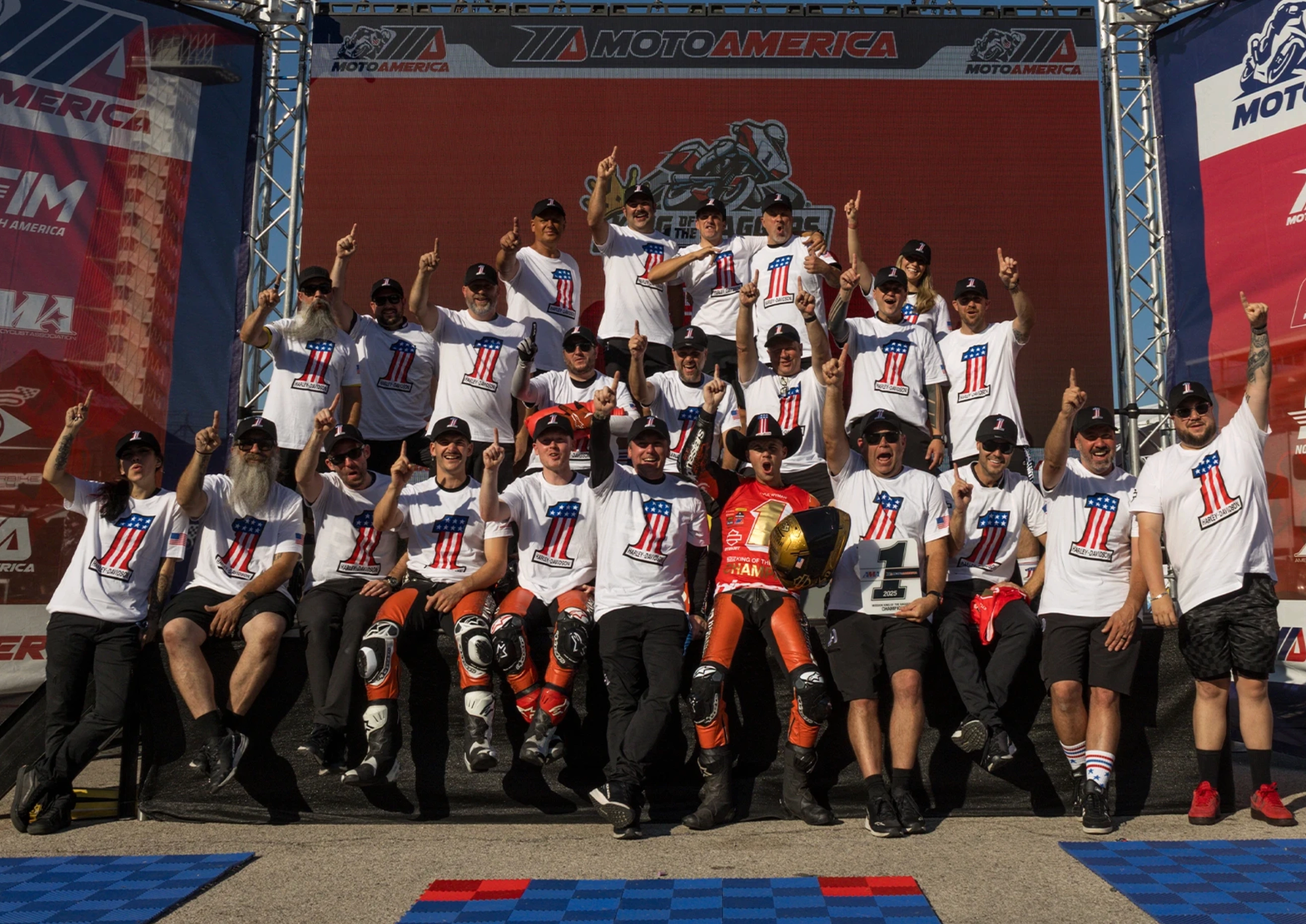 Harley-Davidson bikers