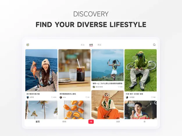 the features of the RedNote app.