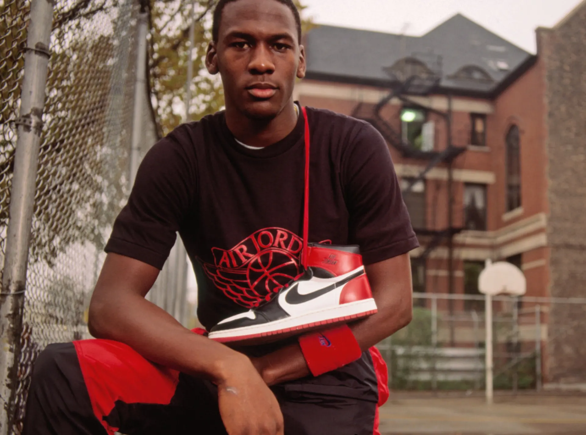 Michael Jordan's first partnership with Nike