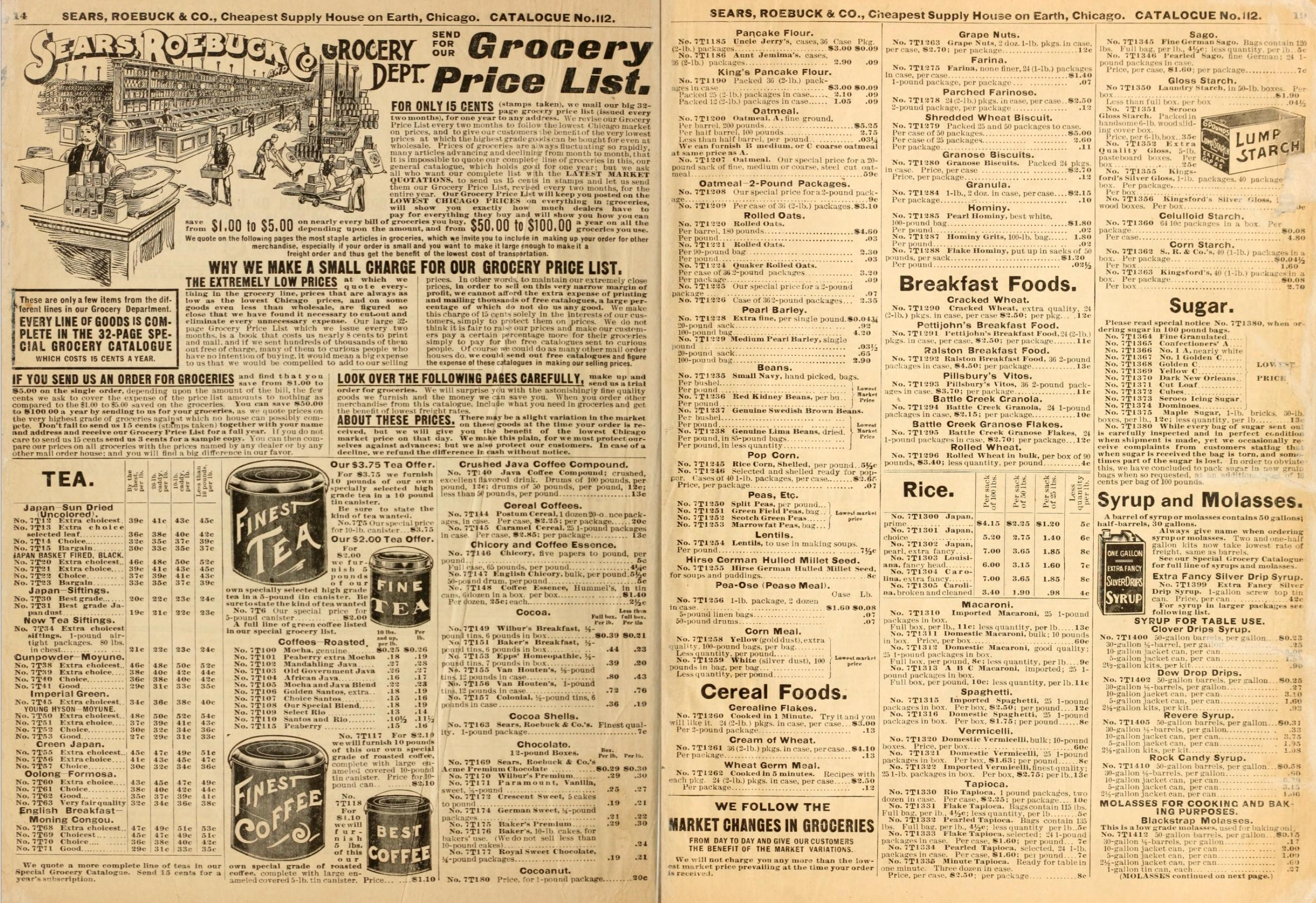 sears catalogue in the 1890s